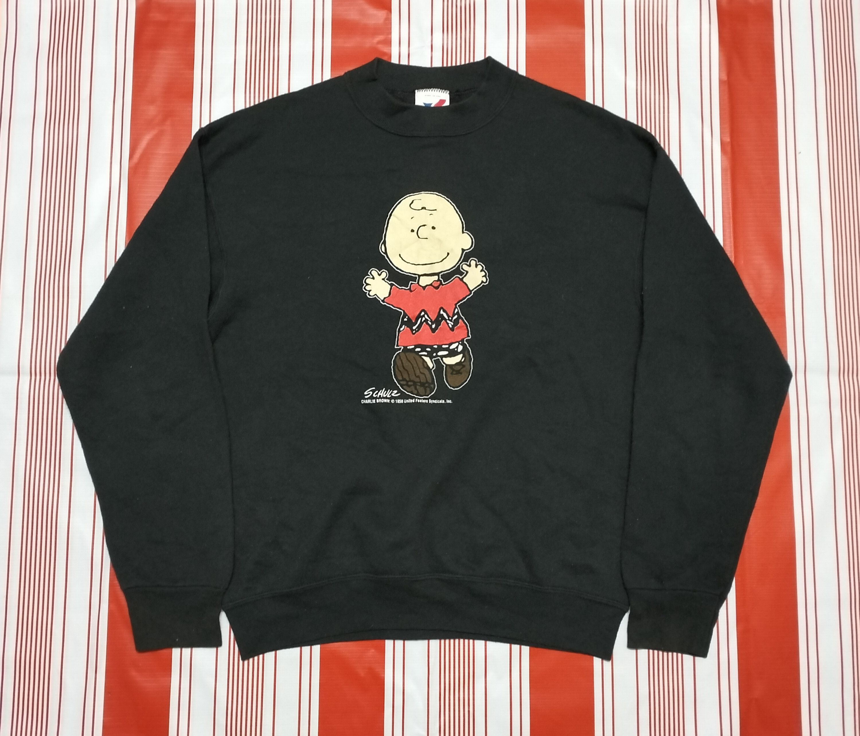 Cartoon Network × Vintage Vtg Schultz Charlie brown sweatshirt©1950 Size US M / EU 48-50 / 2 - 1 Thumbnail