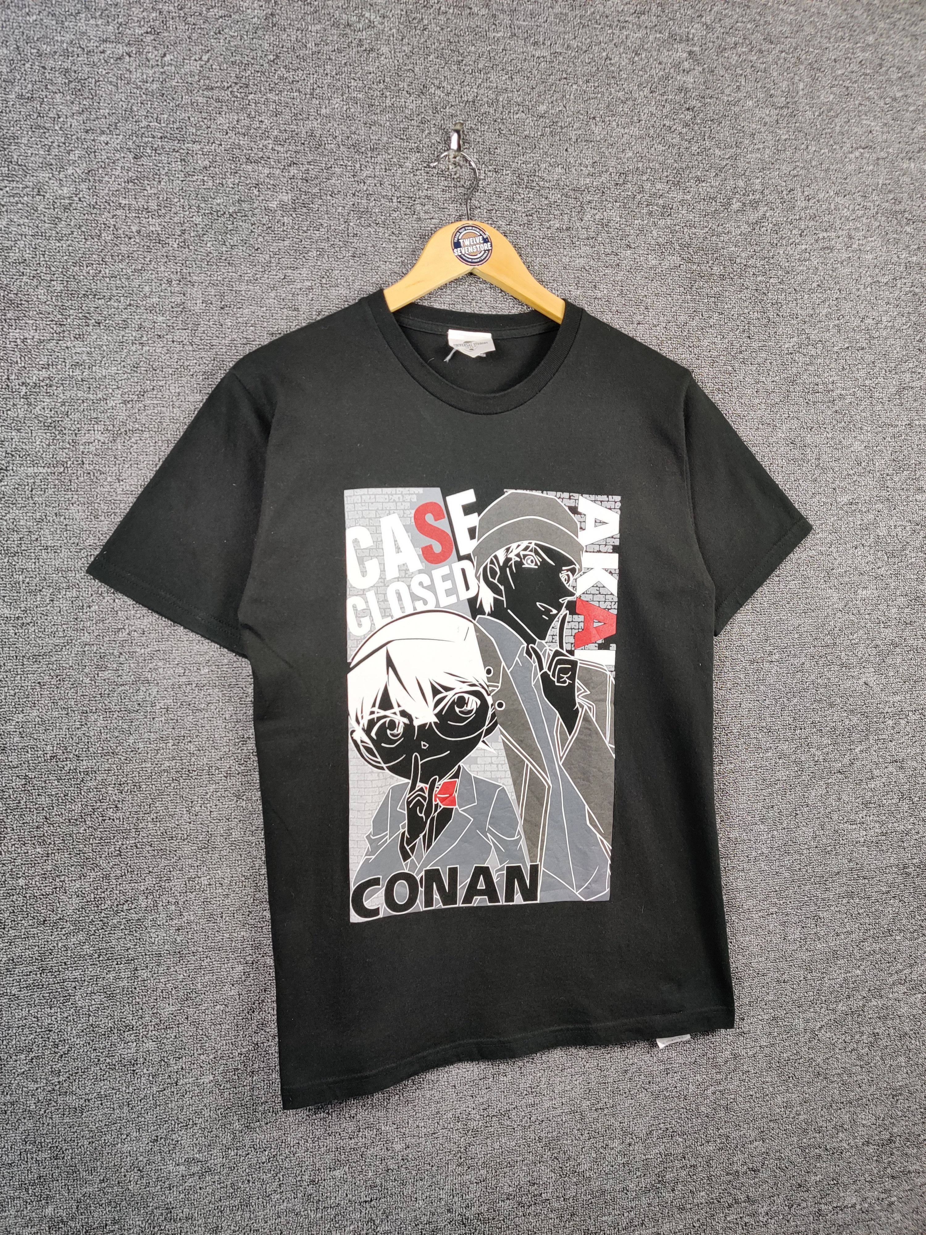 Cartoon Network Vintage Universal Studio Detective Conan Anima Tee Tshirt Size US L / EU 52-54 / 3 - 6 Thumbnail