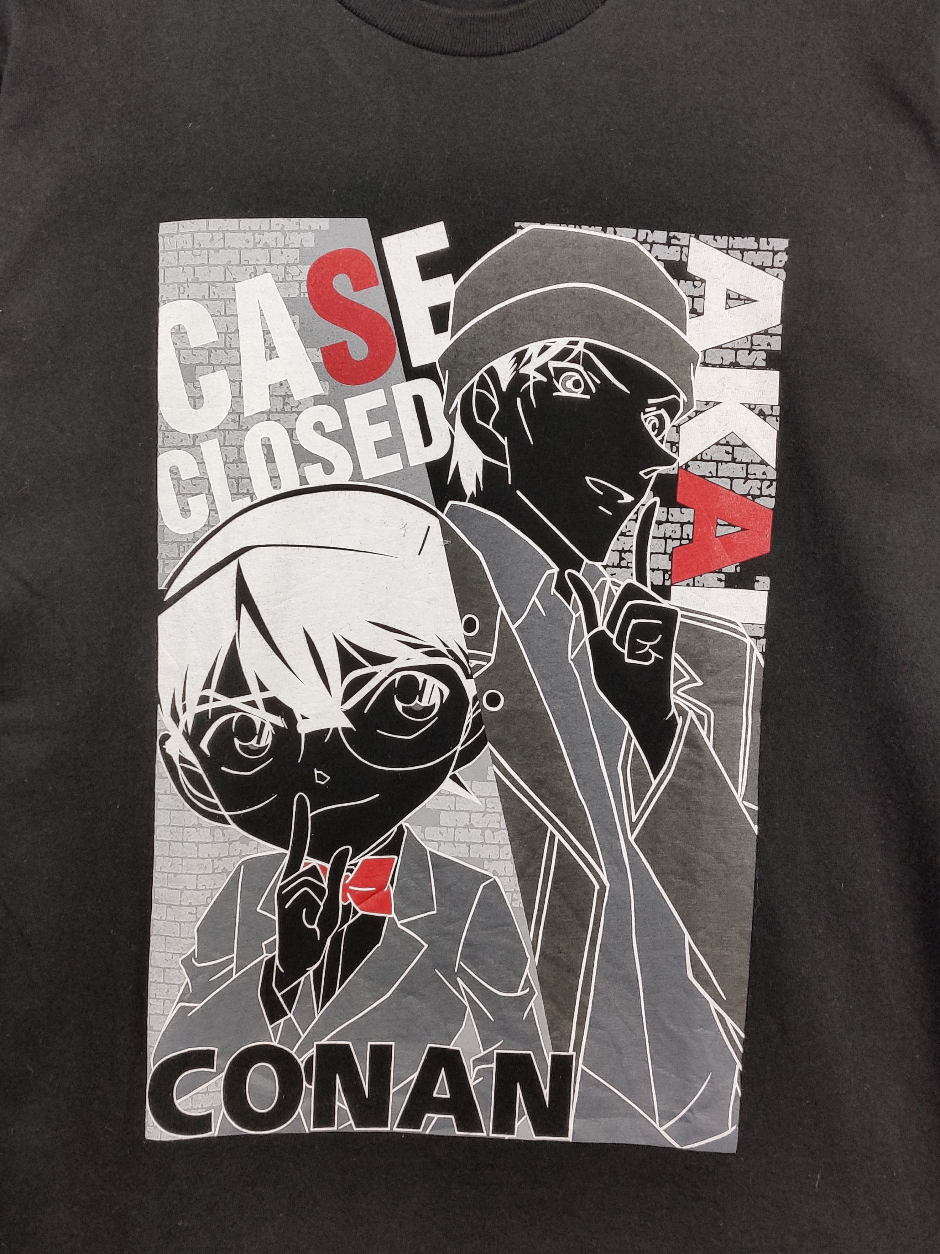 Cartoon Network Vintage Universal Studio Detective Conan Anima Tee Tshirt Size US L / EU 52-54 / 3 - 4 Thumbnail