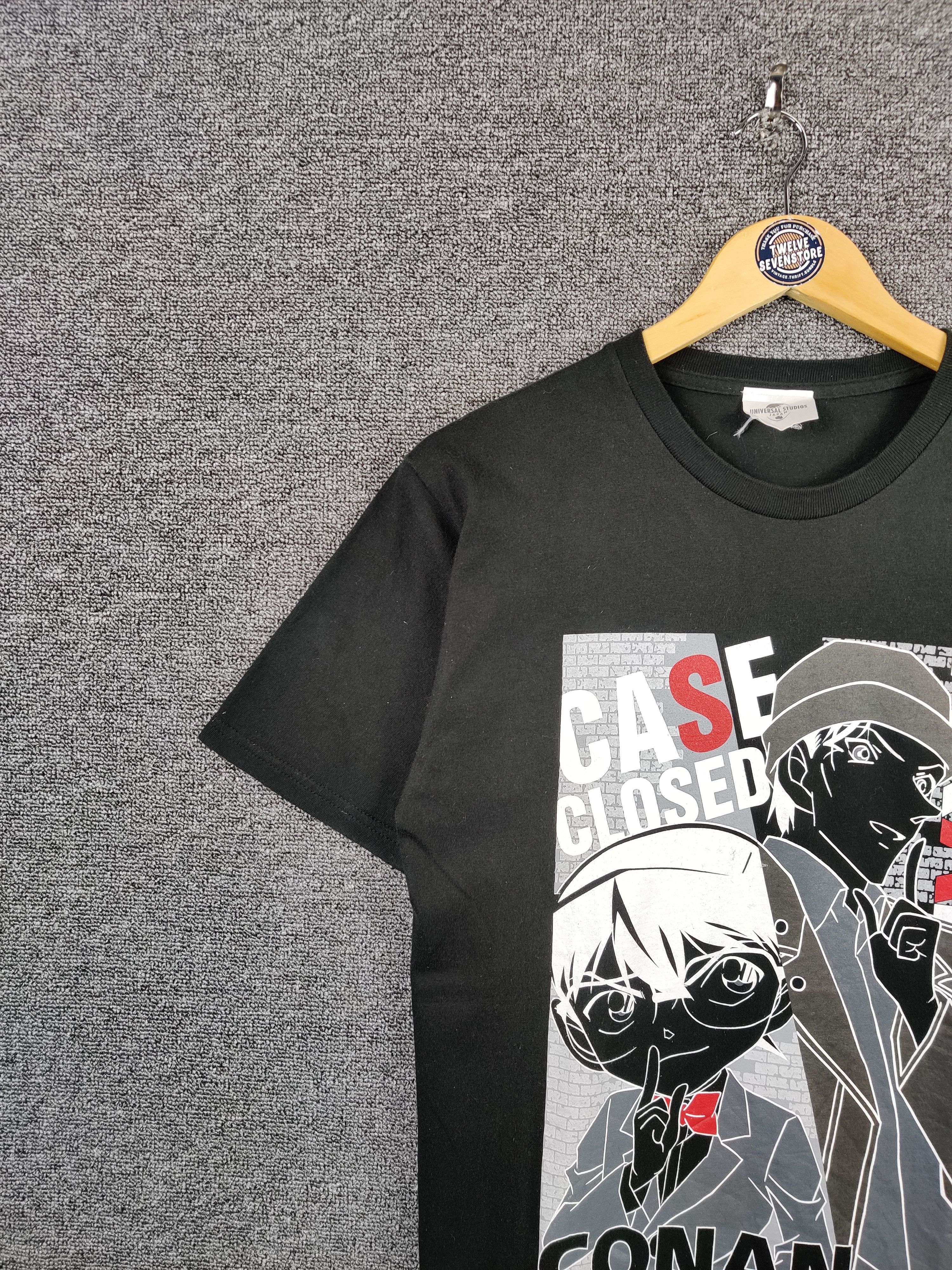 Cartoon Network Vintage Universal Studio Detective Conan Anima Tee Tshirt Size US L / EU 52-54 / 3 - 5 Thumbnail