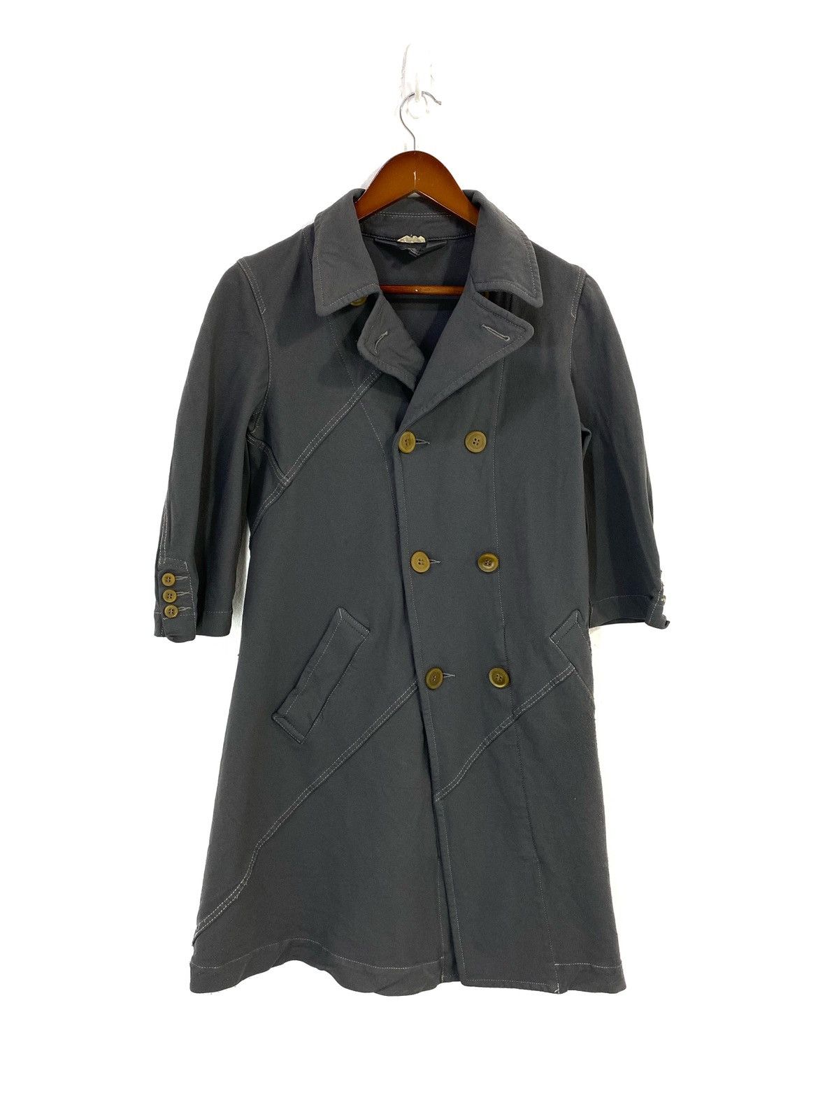 Comme des Garcons Comme Des Garçons Long Jacket With Short Sleeve Design Size US M / EU 48-50 / 2 - 1 Thumbnail