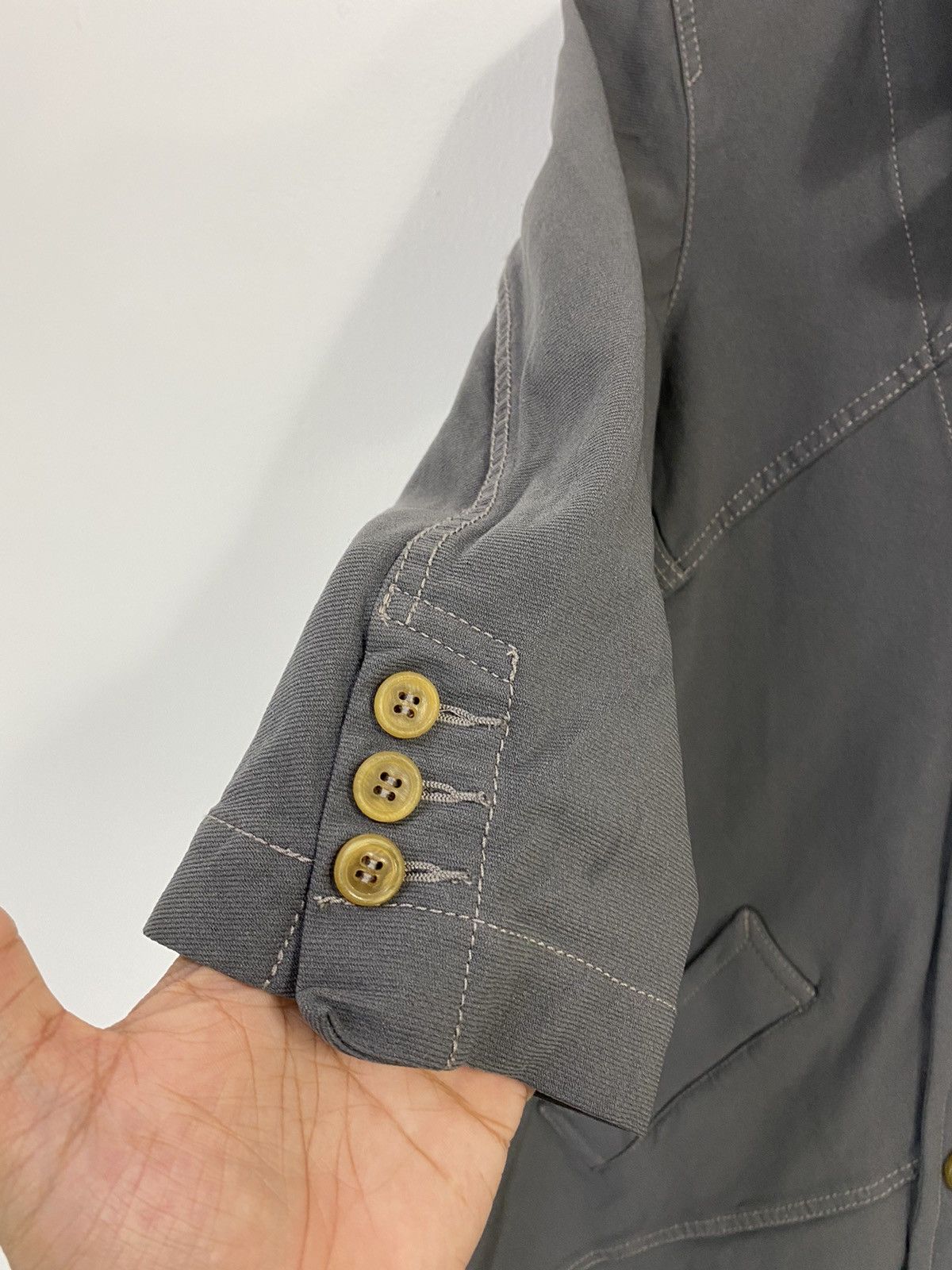Comme des Garcons Comme Des Garçons Long Jacket With Short Sleeve Design Size US M / EU 48-50 / 2 - 7 Thumbnail