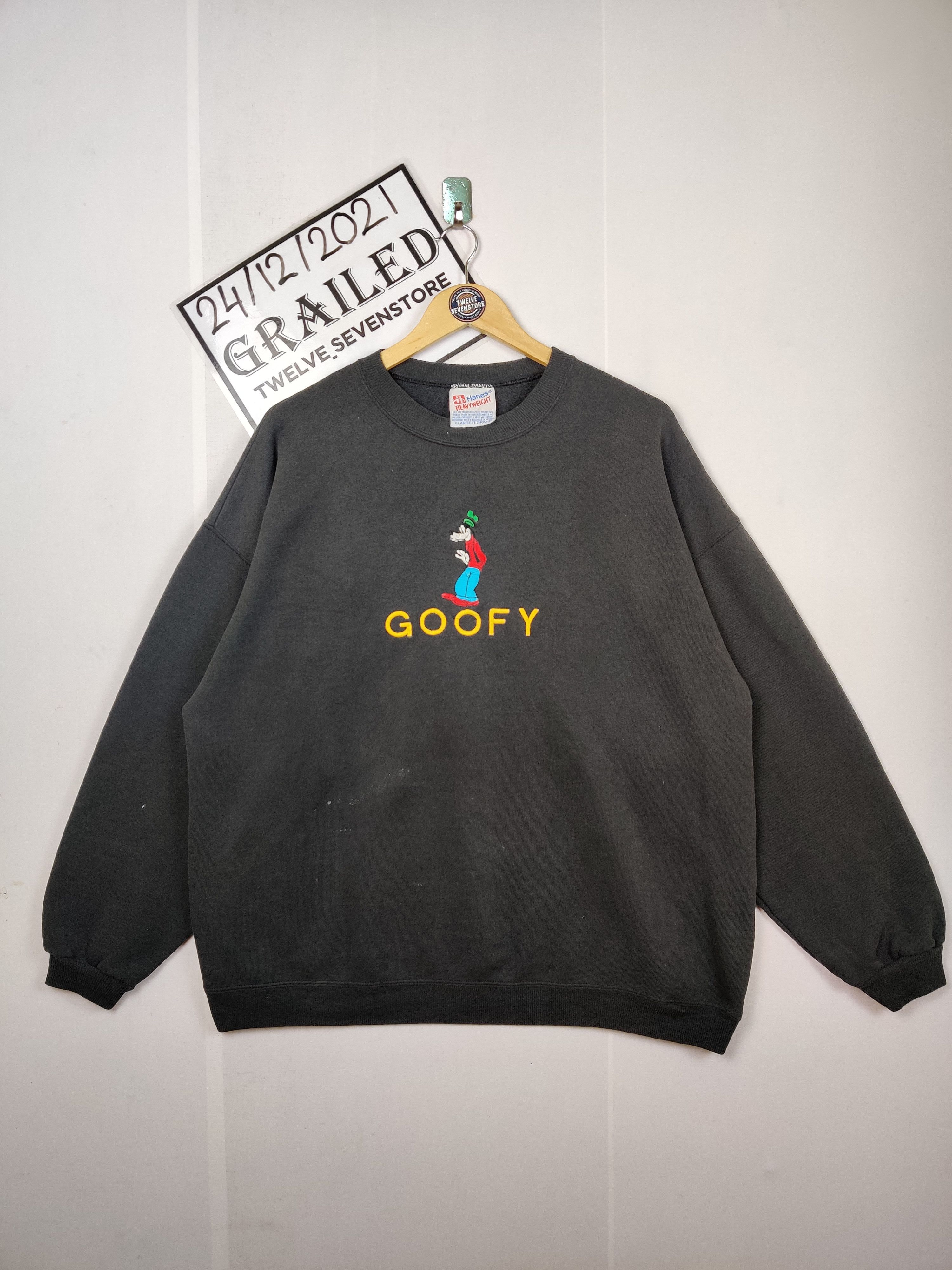 Cartoon Network Vintage 90's Goofy Cartoon Embroidery Sweatshirt Size US XL / EU 56 / 4 - 1 Thumbnail
