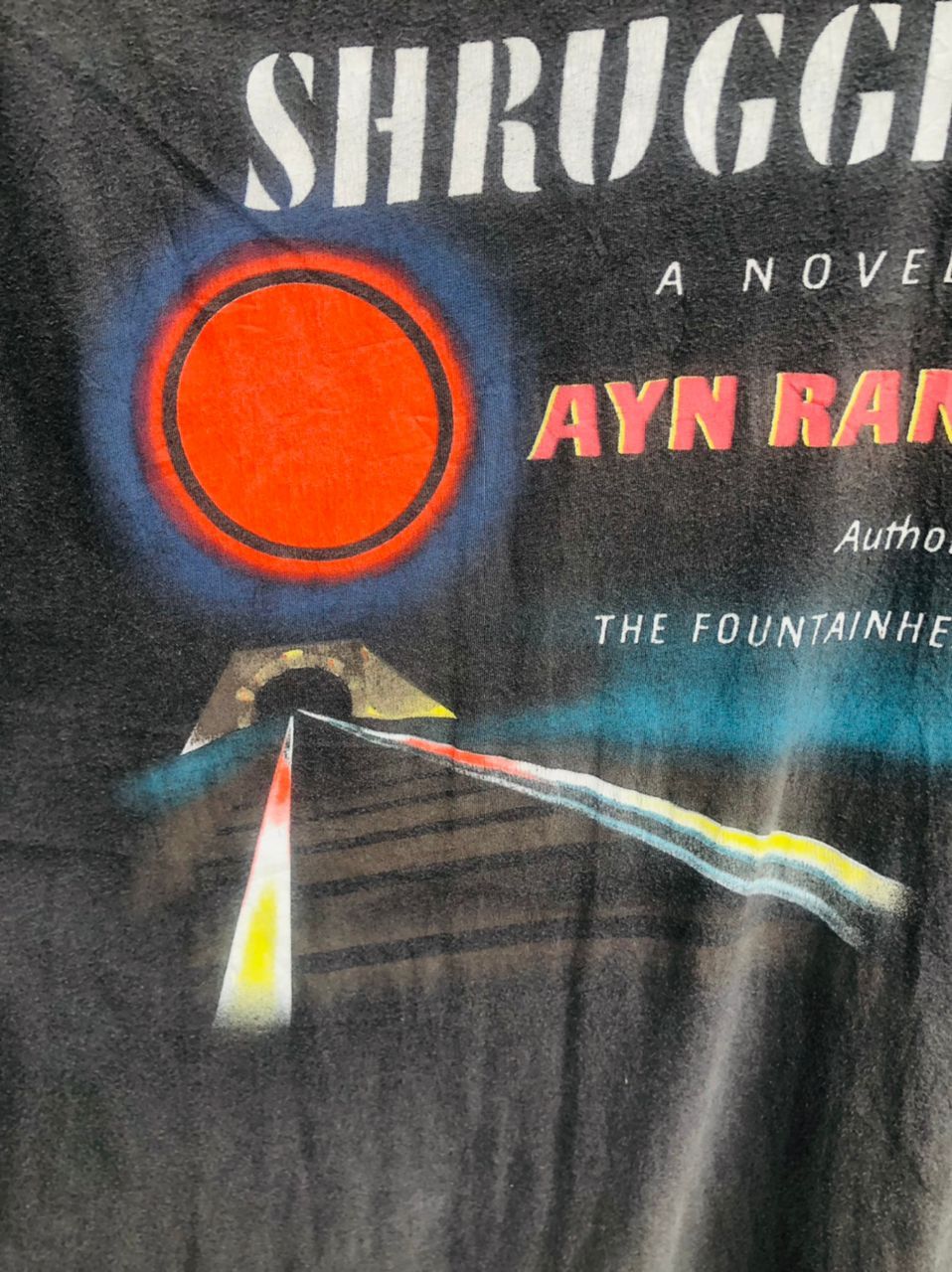 Vintage Vintage Atlas Shrugged 1957 novel by Ayn Rand Shirt Size US XL / EU 56 / 4 - 6 Thumbnail