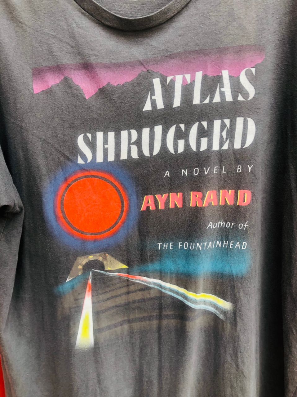 Vintage Vintage Atlas Shrugged 1957 novel by Ayn Rand Shirt Size US XL / EU 56 / 4 - 5 Thumbnail