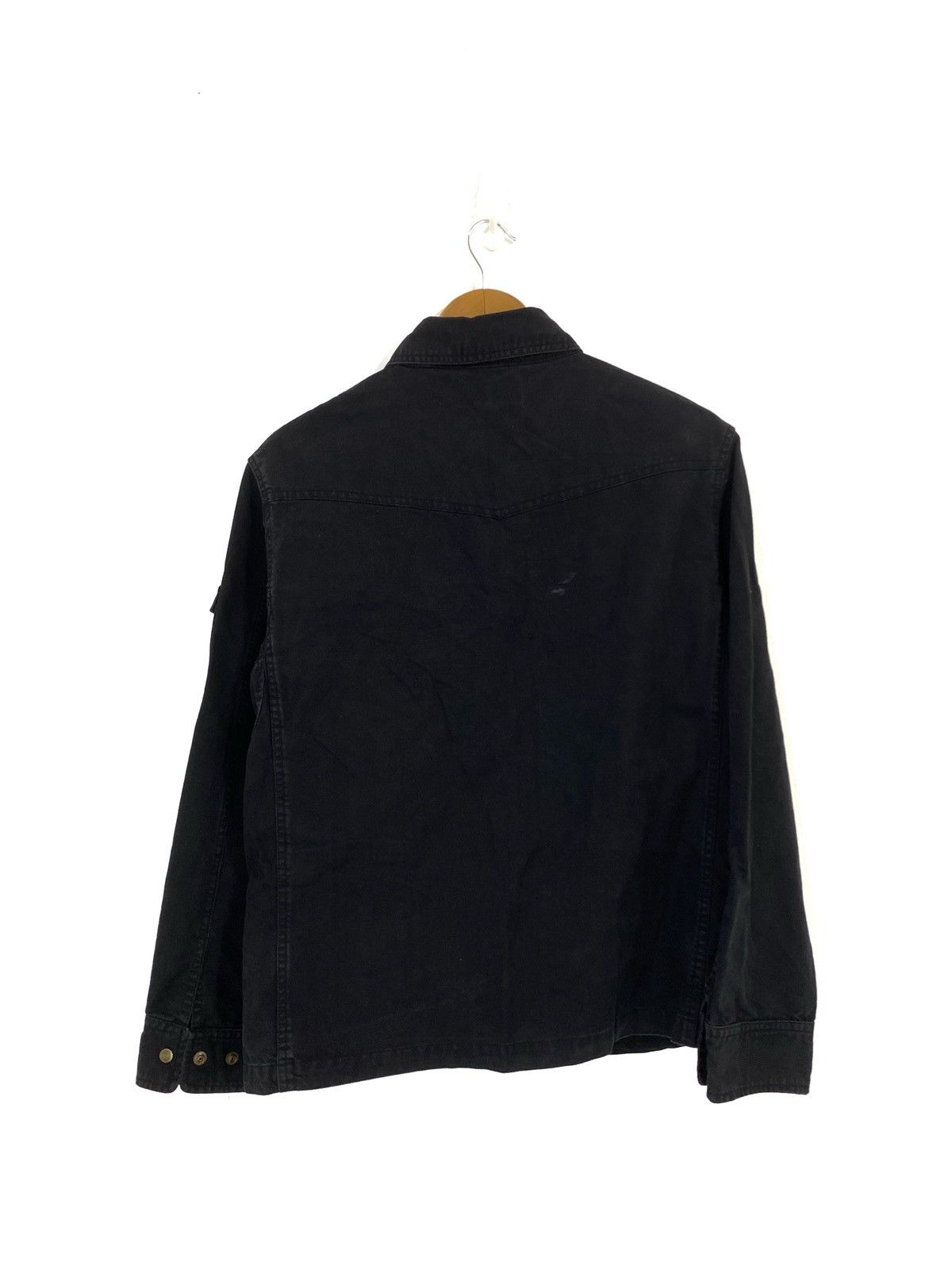 Japanese Brand × Kansai Yamamoto Kansai Jeans Light Jacket Bomber Jacket Black Color Design Size US L / EU 52-54 / 3 - 2 Thumbnail