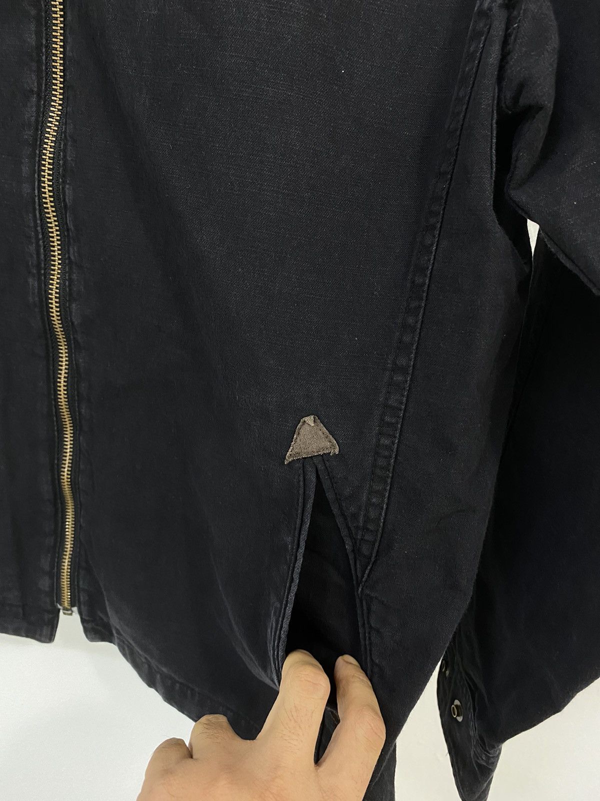 Japanese Brand × Kansai Yamamoto Kansai Jeans Light Jacket Bomber Jacket Black Color Design Size US L / EU 52-54 / 3 - 6 Thumbnail