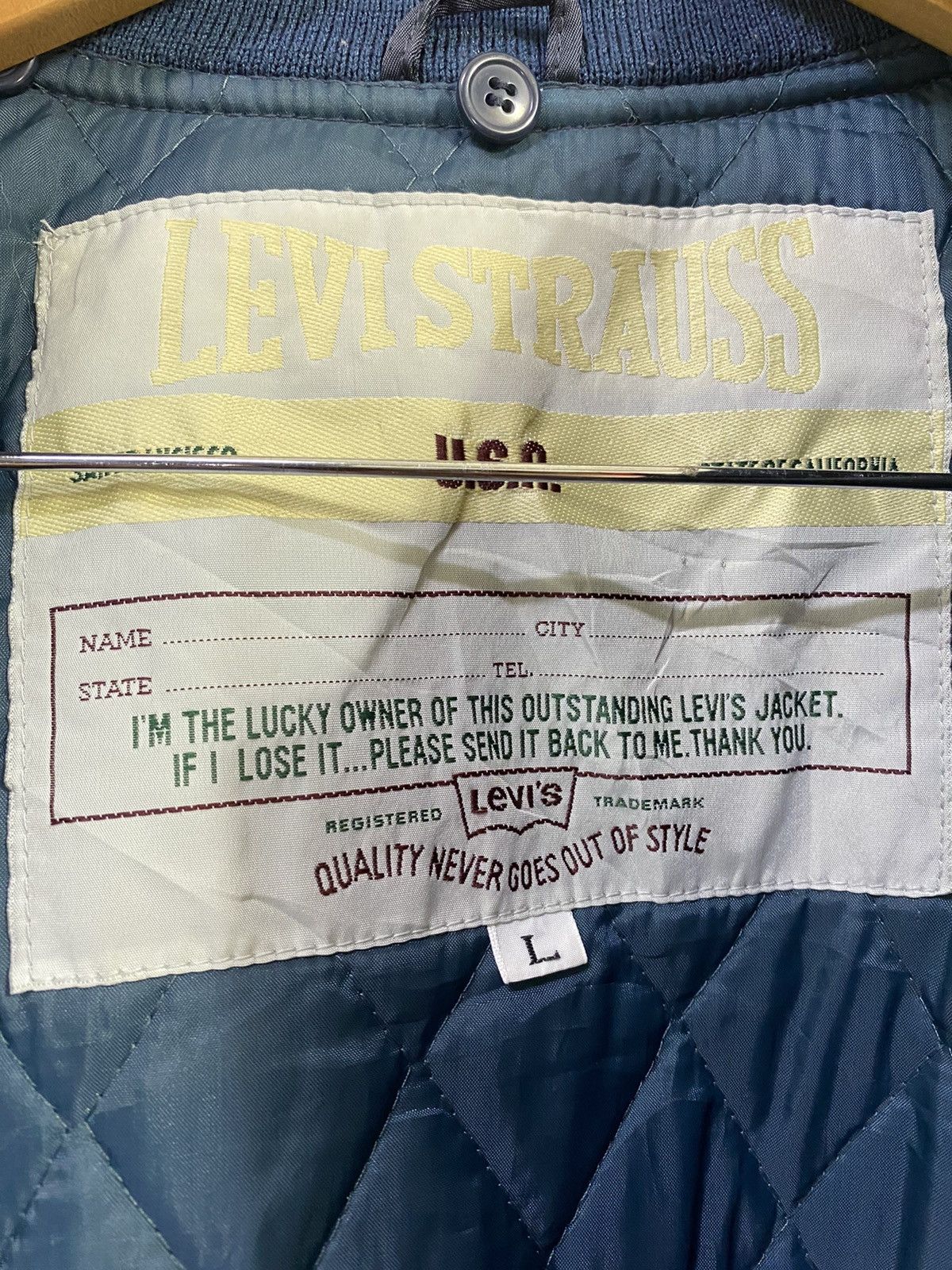 Levi's Levi’s Bomber Jacket Big Logo Levi’s San Francisco Design Size US L / EU 52-54 / 3 - 7 Thumbnail