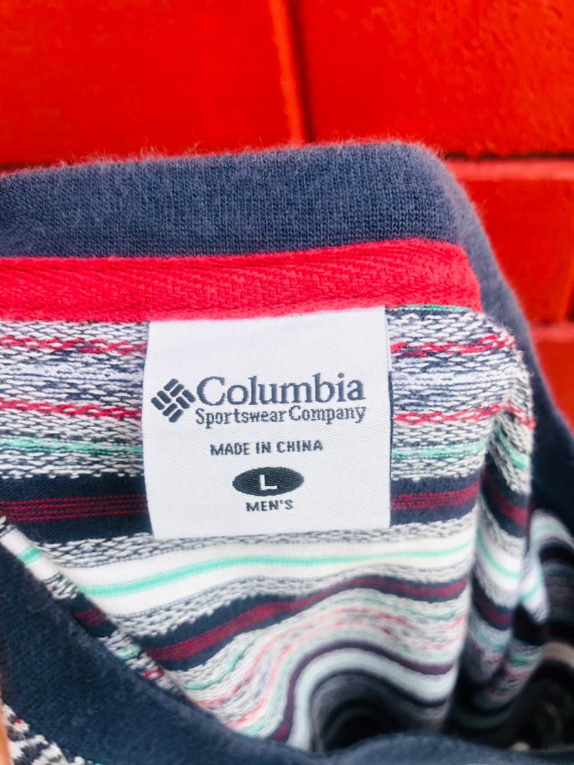 Columbia × Vintage Vintage Columbia Stripes Streetwear Designer Fashion Style Size US L / EU 52-54 / 3 - 8 Thumbnail