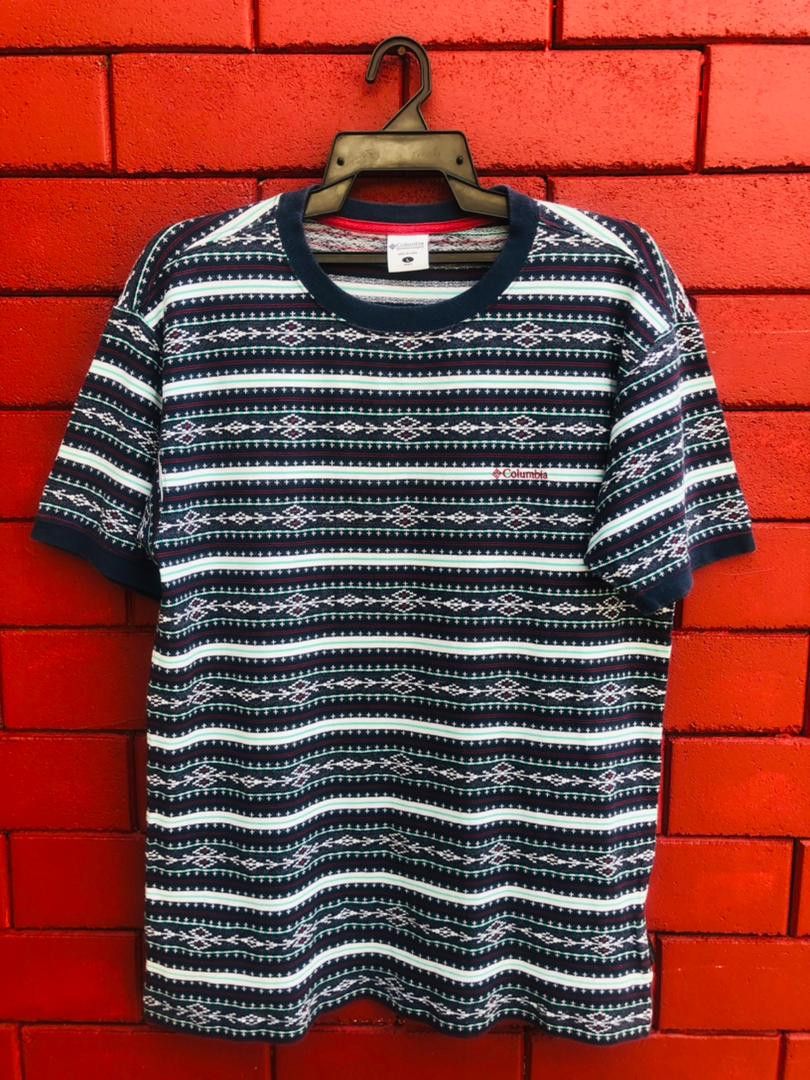 Columbia × Vintage Vintage Columbia Stripes Streetwear Designer Fashion Style Size US L / EU 52-54 / 3 - 1 Thumbnail