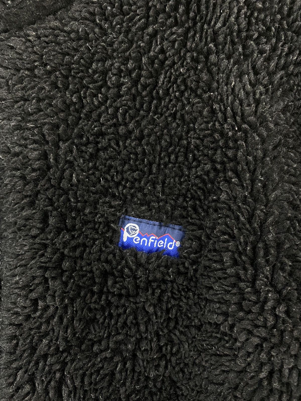 Made in USA Penfield Sherpa Fleece Small Logo Design