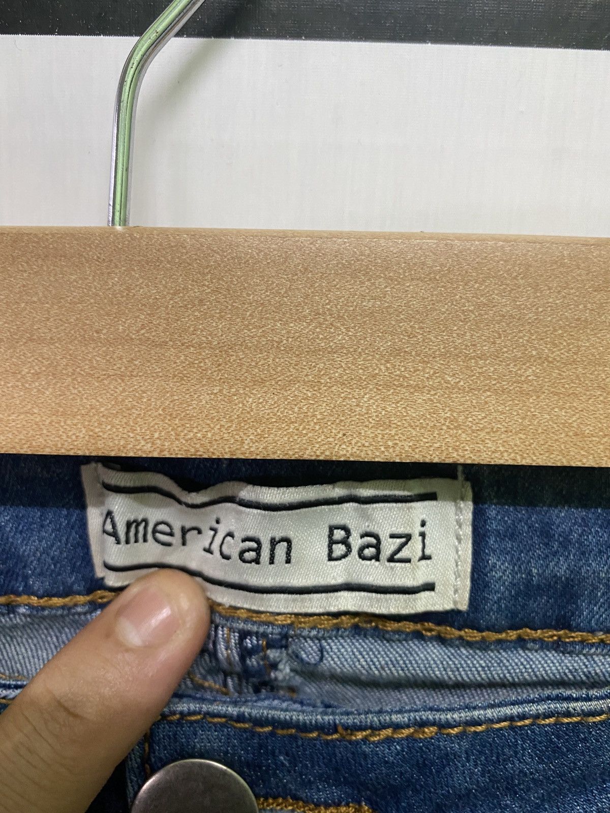 Vintage AMERICAN BAZI Distressed Bondage Denim Pants Size US 35 - 9 Thumbnail