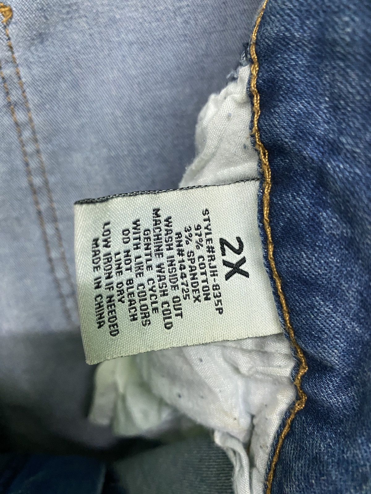 Vintage AMERICAN BAZI Distressed Bondage Denim Pants Size US 35 - 18 Thumbnail