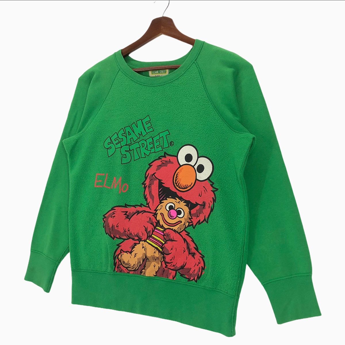 Cartoon Network × Vintage Vintage Sesame Street Elmo Crewneck Size US S / EU 44-46 / 1 - 2 Thumbnail