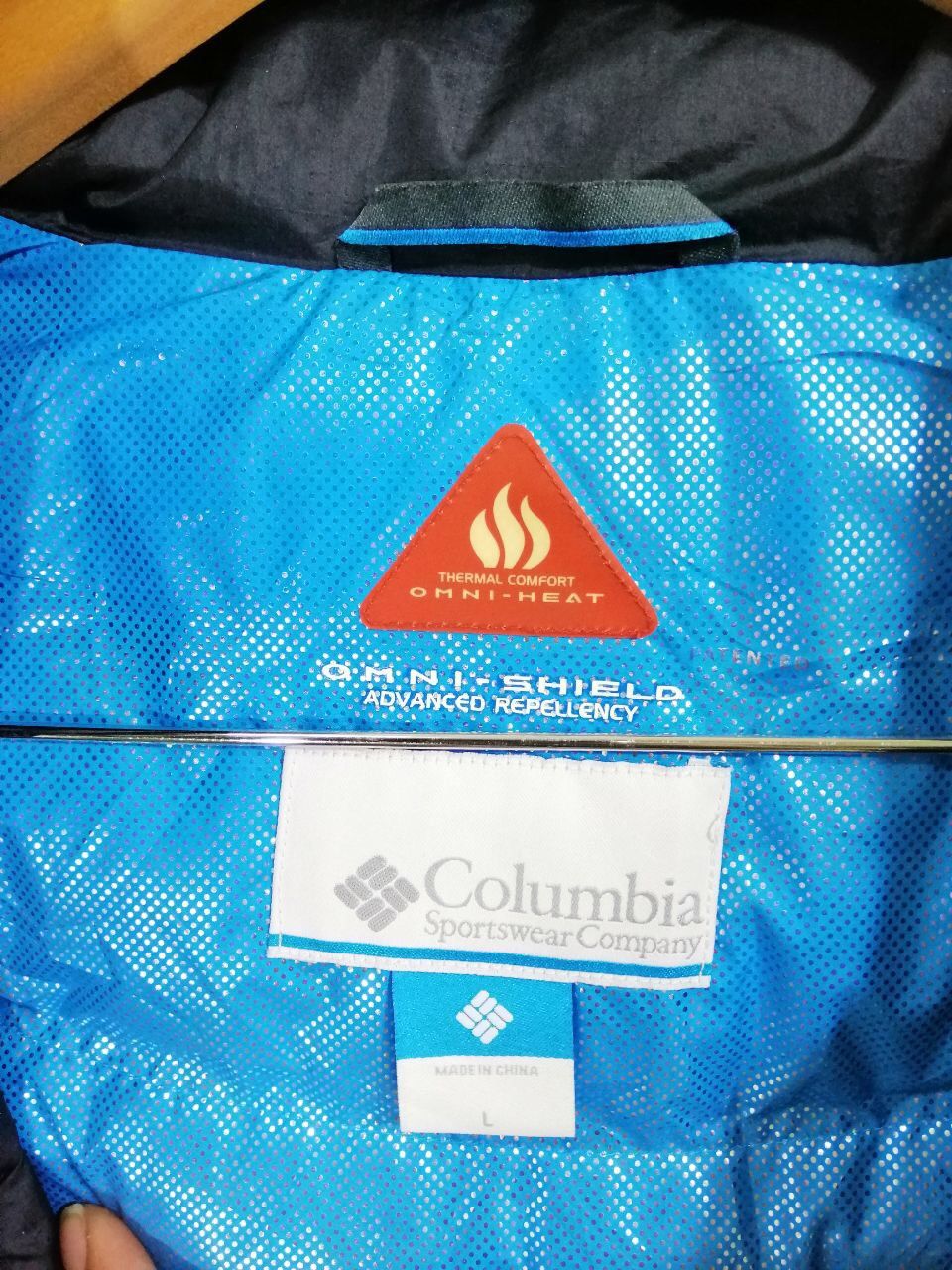 Columbia Columbia Puffer Jacket Two Tone Color Omni Shield Design Size US L / EU 52-54 / 3 - 7 Thumbnail