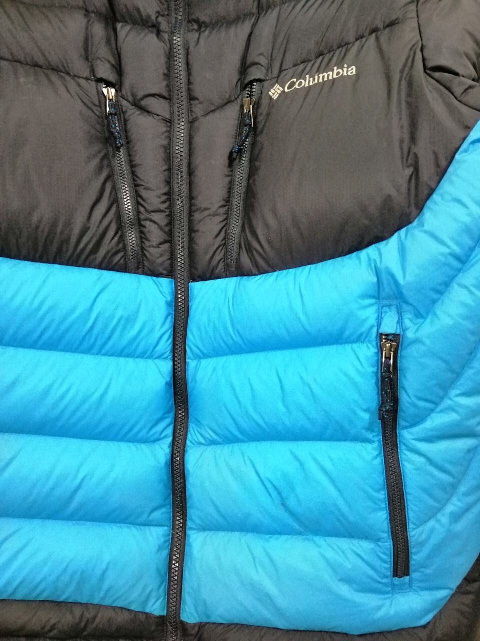Columbia Columbia Puffer Jacket Two Tone Color Omni Shield Design Size US L / EU 52-54 / 3 - 4 Thumbnail