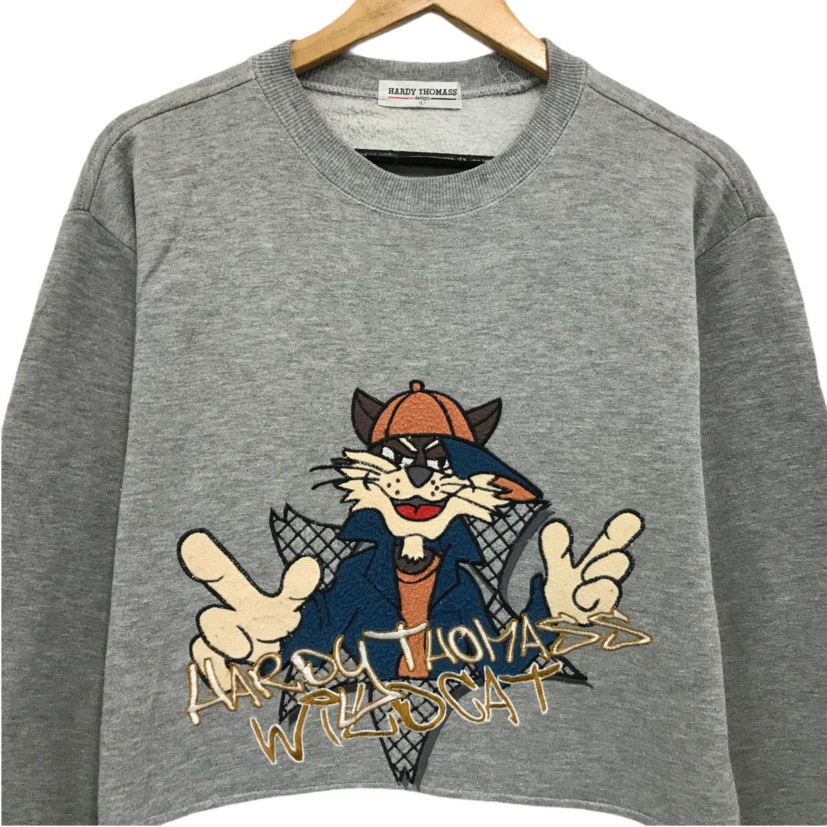 Japanese Brand × Vintage Vintage Hardy Thomas Wildcats Sweatshirt Pullover Jumper Size US M / EU 48-50 / 2 - 3 Thumbnail