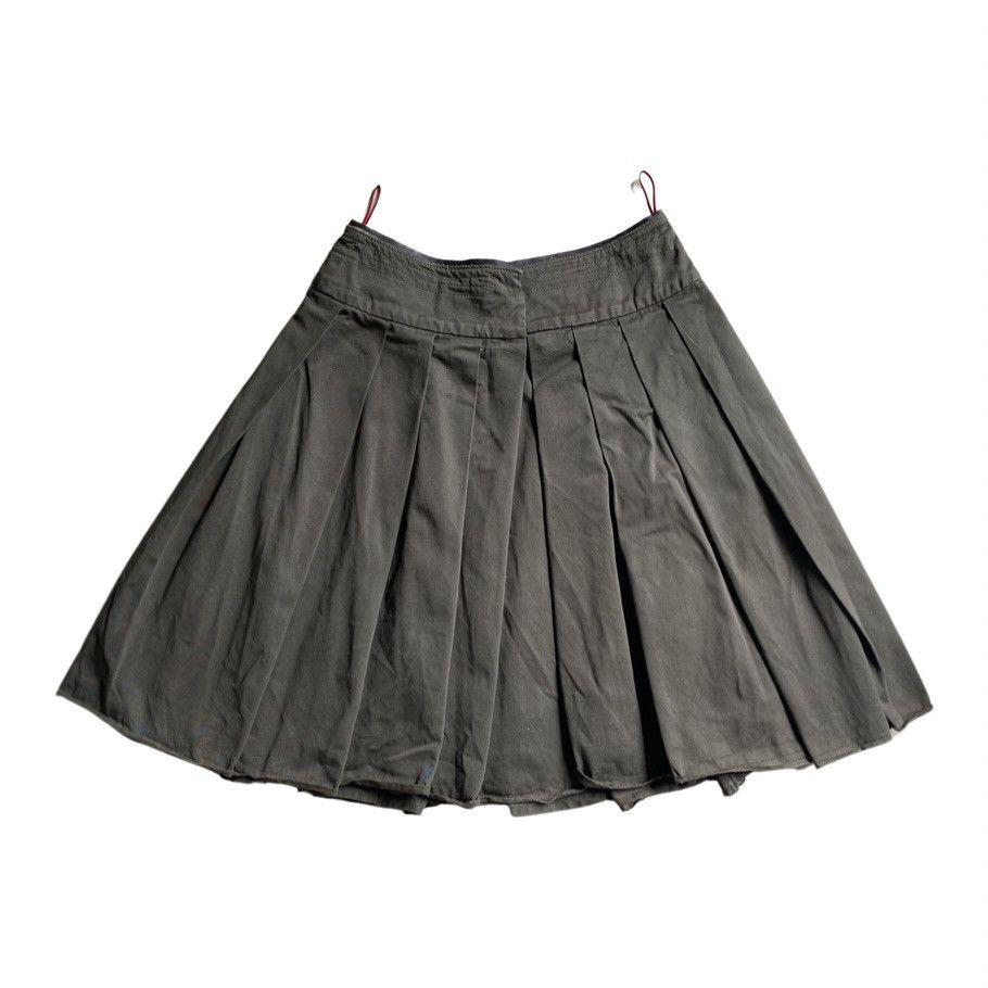 Prada Prada Leather Trim Skirt Size 28" / US 6 / IT 42 - 3 Thumbnail