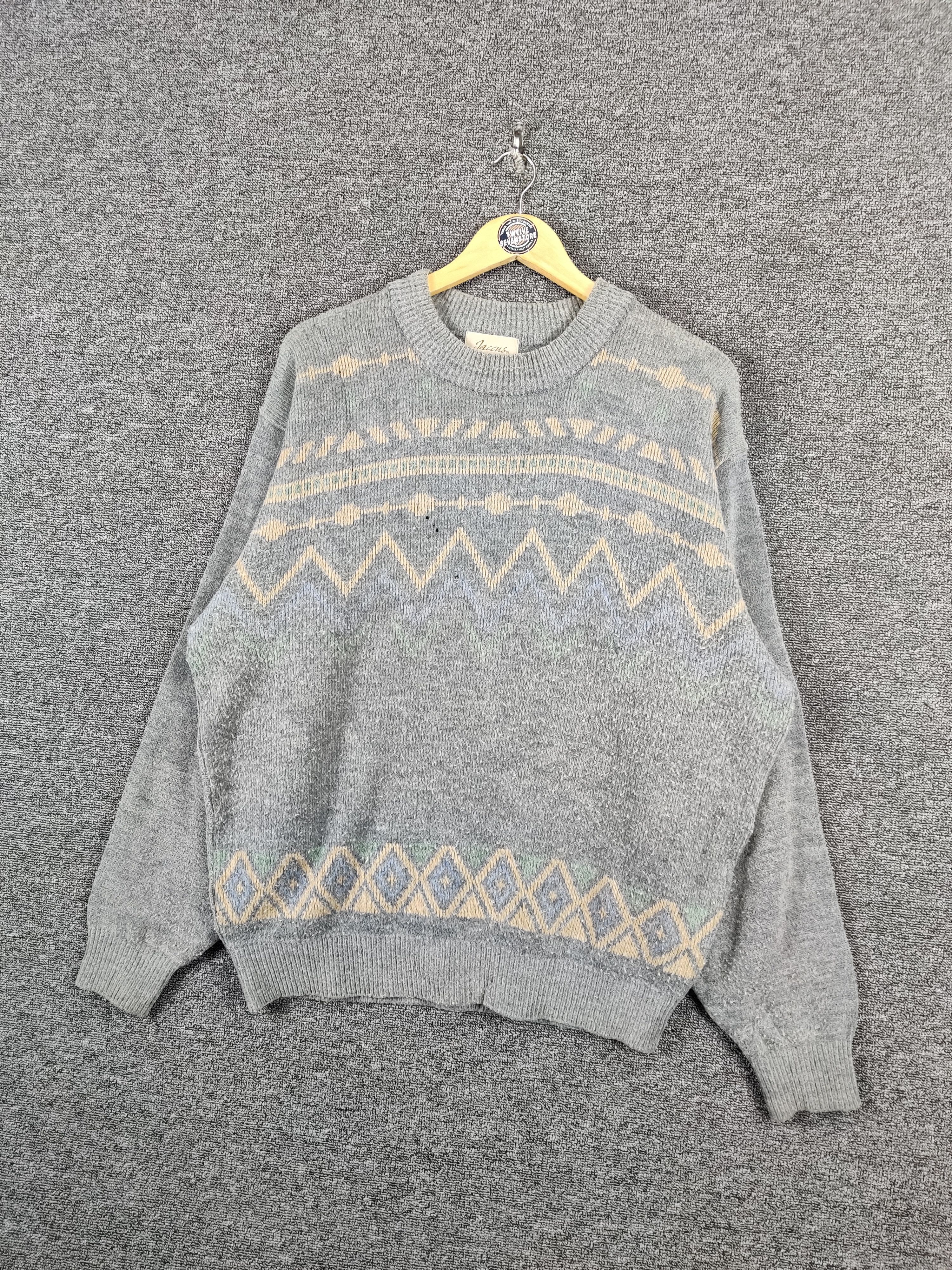 Aran Isles Knitwear Japanese Brand Jaccus Knit Sweater Nice Design Size US L / EU 52-54 / 3 - 2 Thumbnail