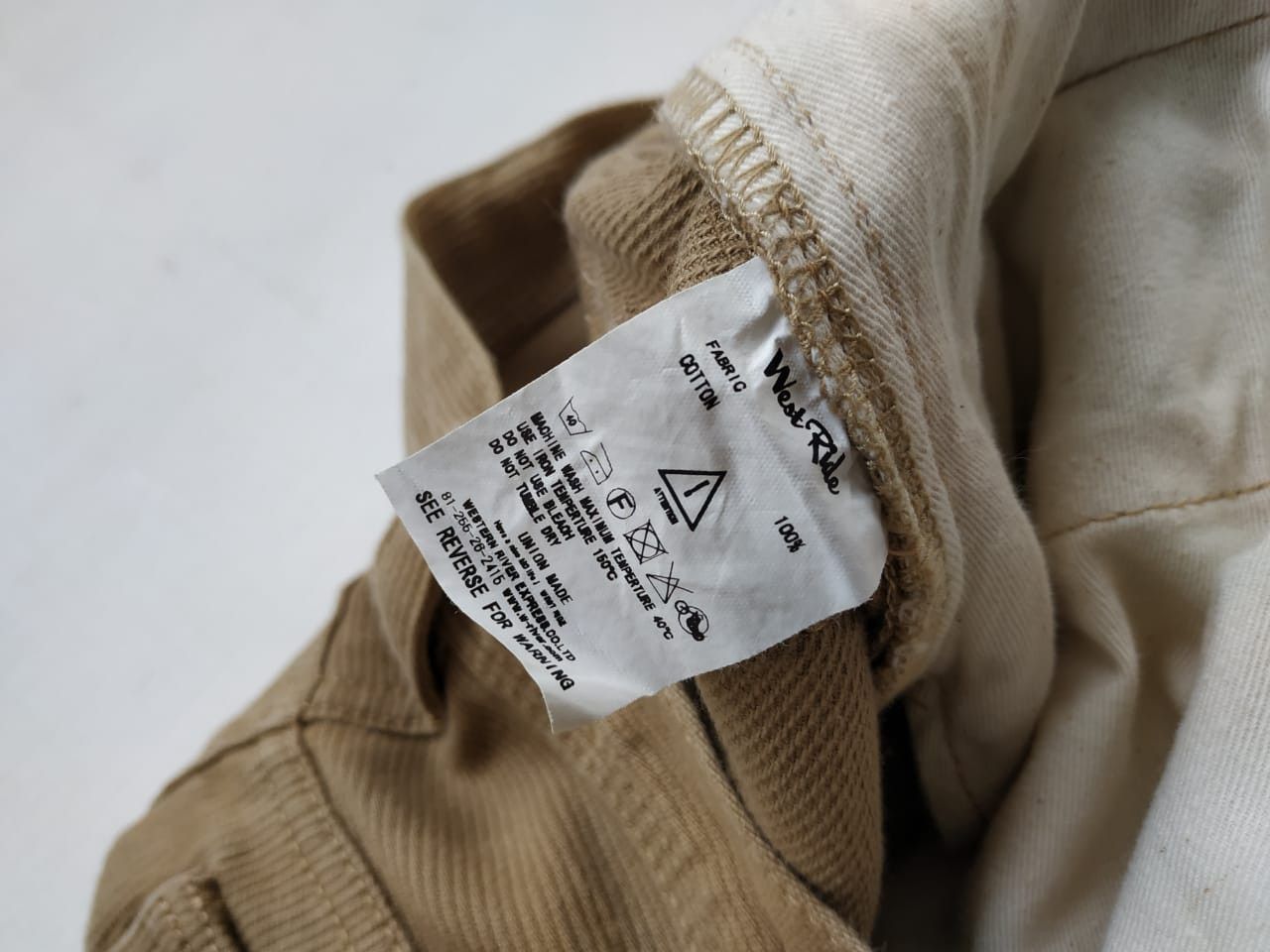 Japanese Brand × WEST RIDE Fit 29 to 30 (skinny), Westride Sawtooth Pocket Pants Size US 29 - 2 Thumbnail