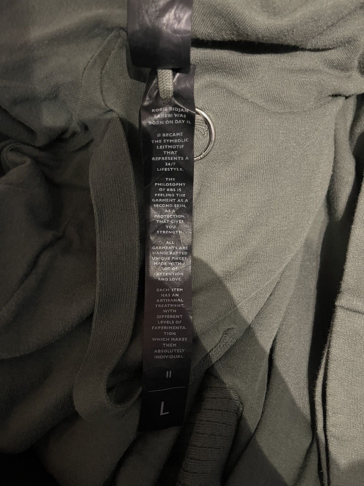 11 By Boris Bidjan Saberi × Boris Bidjan Saberi Boris Bidjan Saberi Mainline AW12-13 Olive Cardigan Hoodie Size US L / EU 52-54 / 3 - 10 Thumbnail
