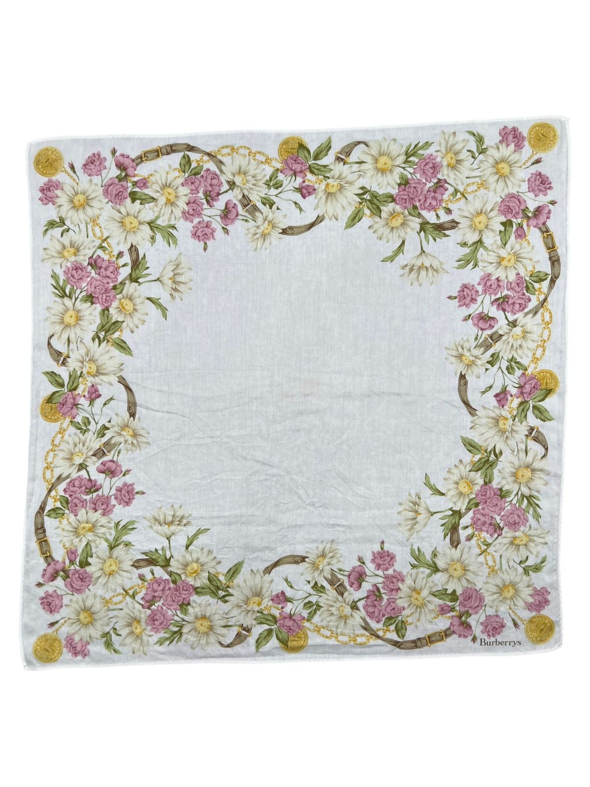 Burberry Burberry Handkerchief Neckerchief Bandana Pocketsquare Size ONE SIZE - 2 Thumbnail