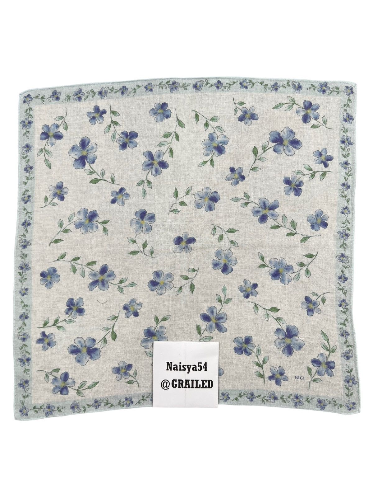 BIGI Bigi Handkerchief Neckerchief Bandana Pocketsquare Size ONE SIZE - 6 Thumbnail