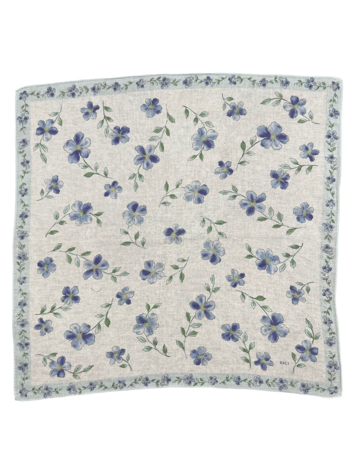 BIGI Bigi Handkerchief Neckerchief Bandana Pocketsquare Size ONE SIZE - 2 Thumbnail