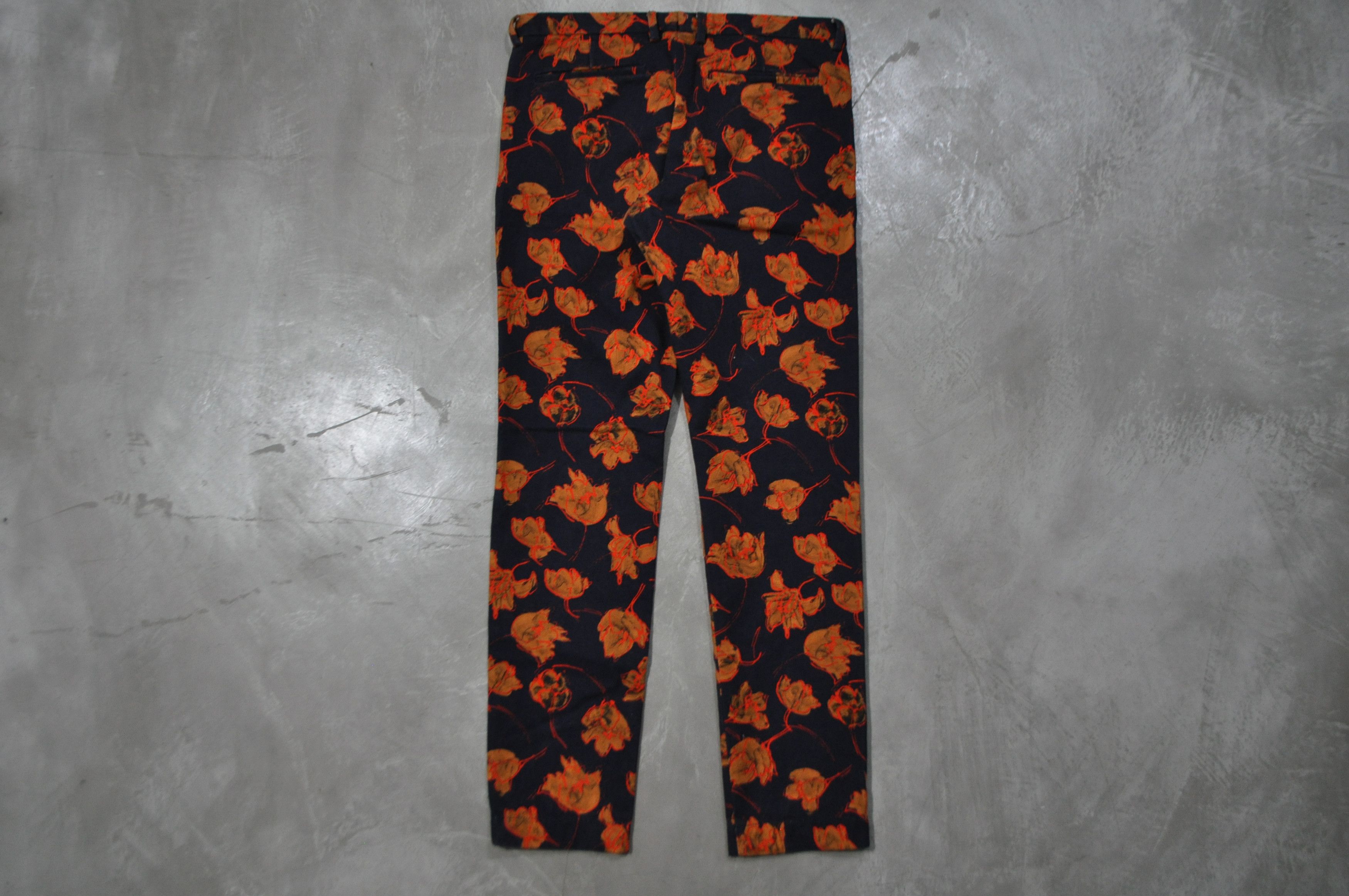 Dries Van Noten DVN - S/S 15 - "Hugar" Flower-Print Denim Jeans Size US 32 / EU 48 - 2 Thumbnail
