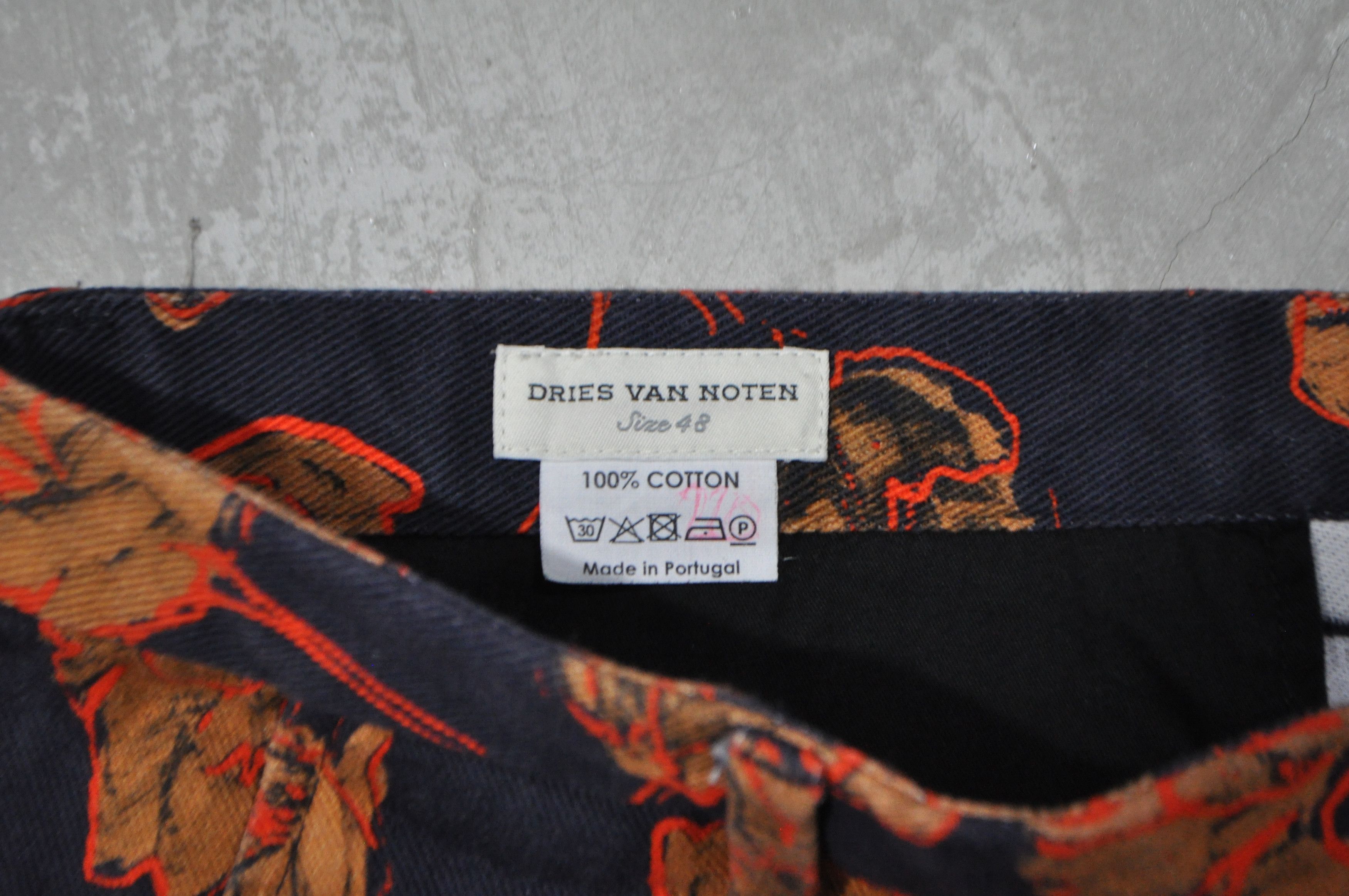 Dries Van Noten DVN - S/S 15 - "Hugar" Flower-Print Denim Jeans Size US 32 / EU 48 - 5 Thumbnail