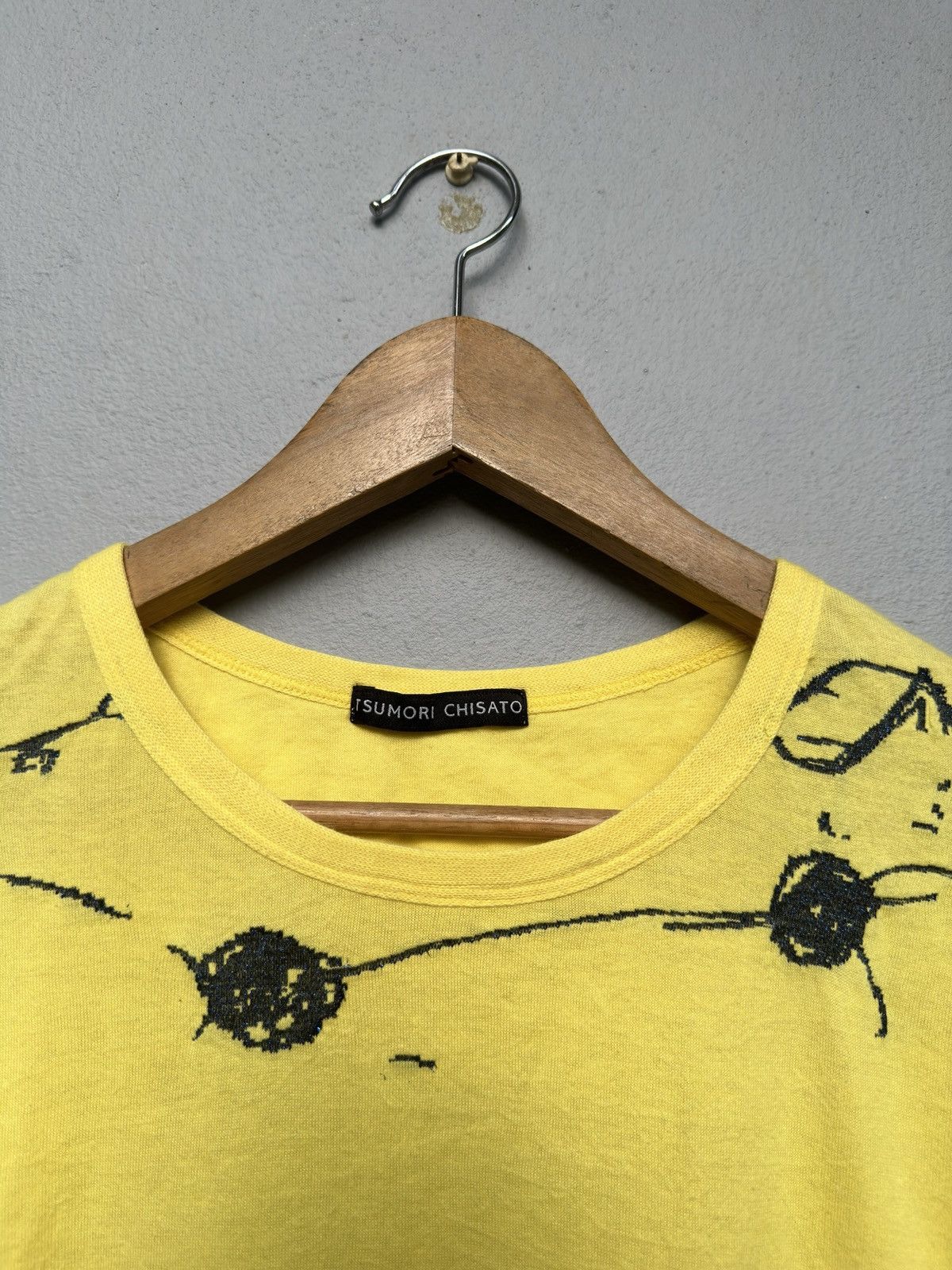 Issey Miyake Vintage Tsumori Chisato Welcome Cat Designs Tee Size US M / EU 48-50 / 2 - 4 Thumbnail