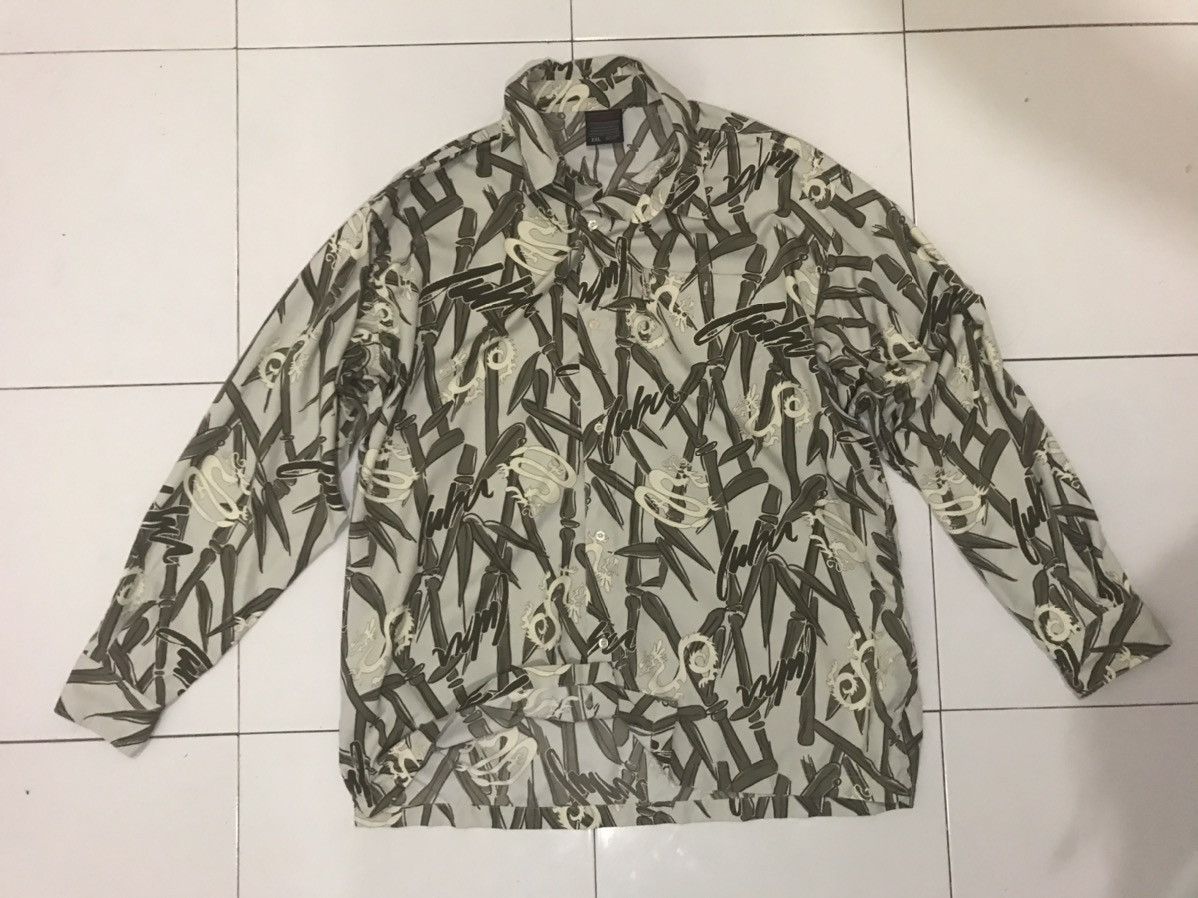 Fubu × Vintage 🔥Vintage🔥 Fubu All Nylon Over Printed Longsleeve Size US XXL / EU 58 / 5 - 1 Thumbnail