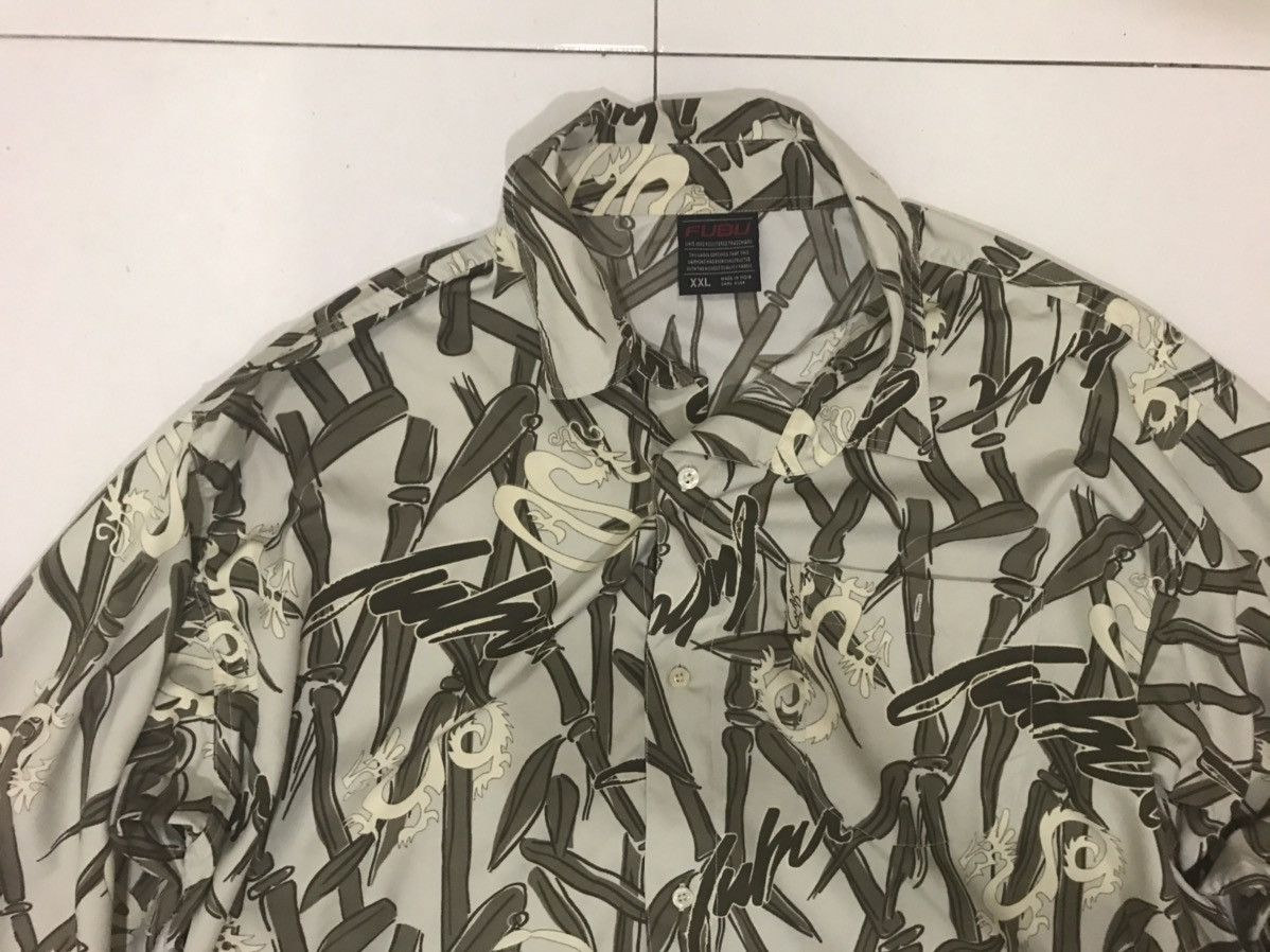 Fubu × Vintage 🔥Vintage🔥 Fubu All Nylon Over Printed Longsleeve Size US XXL / EU 58 / 5 - 3 Thumbnail
