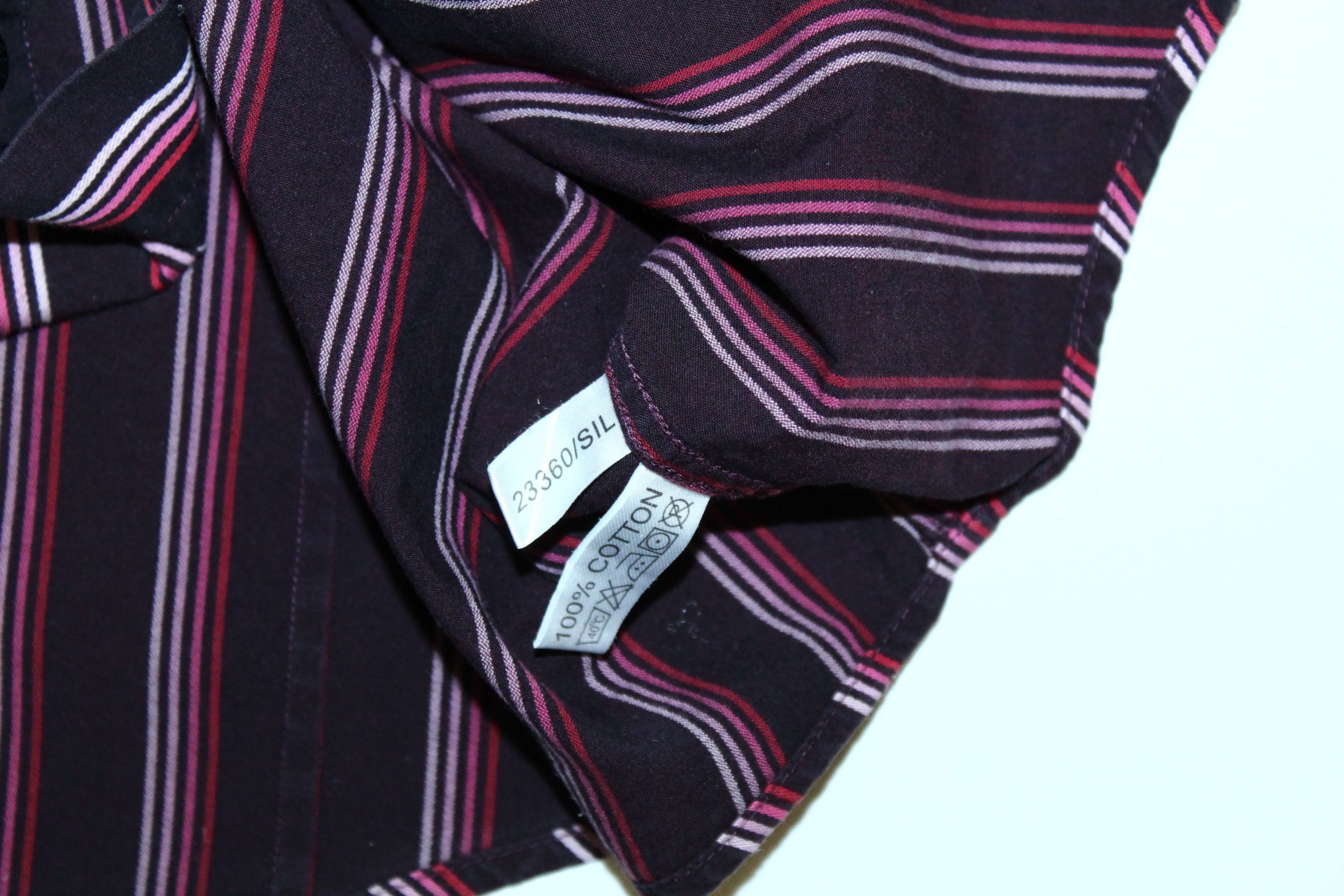 Yves Saint Laurent VTG Yves Saint Laurent Striped Cotton Casual Shirt Size US L / EU 52-54 / 3 - 9 Thumbnail