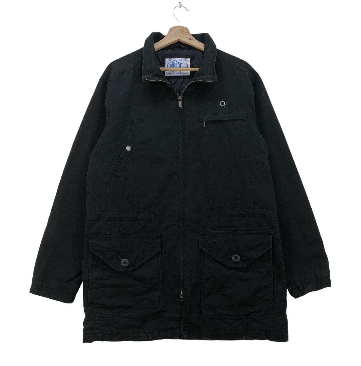 Ocean Pacific Vintage Ocean Pacific Weather Wear Chore Jacket Size US L / EU 52-54 / 3 - 1 Thumbnail