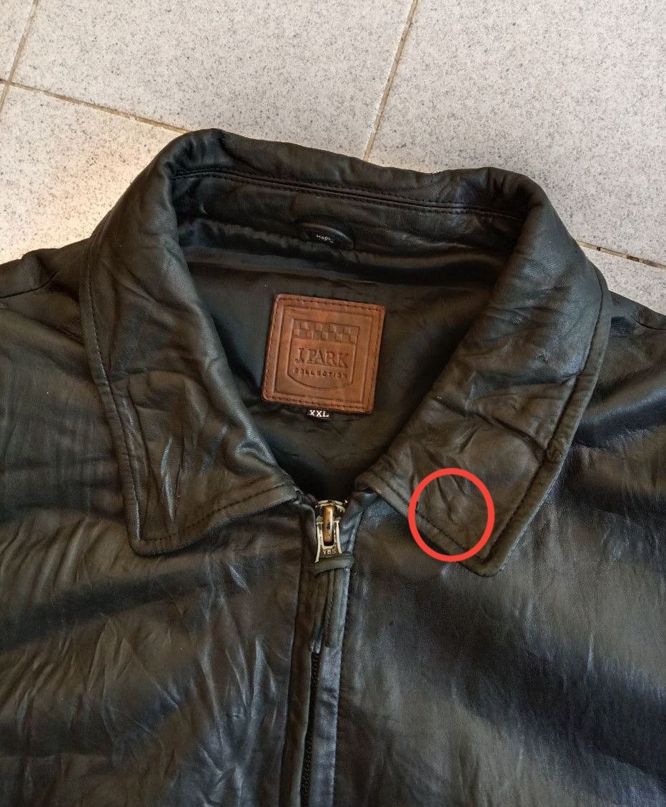 Vintage J.PARK COLLETION Soft Lamb Leather Jacket
