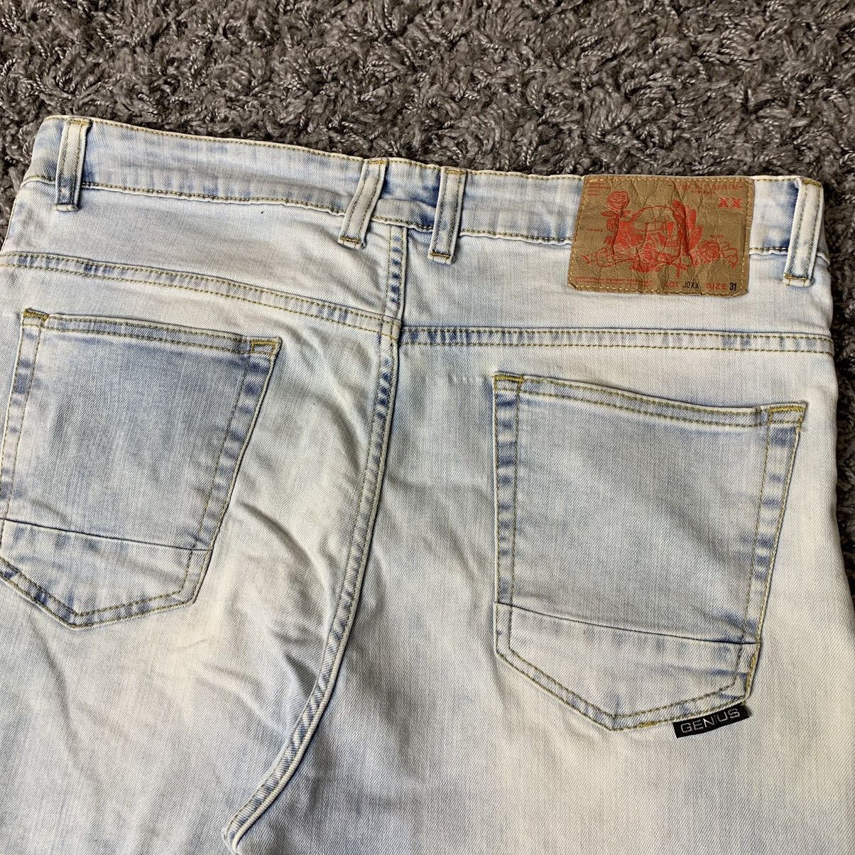 Japanese Brand Ed Hardy Style Genius Italy Denim Jeans StreetWear Size US 31 - 7 Thumbnail