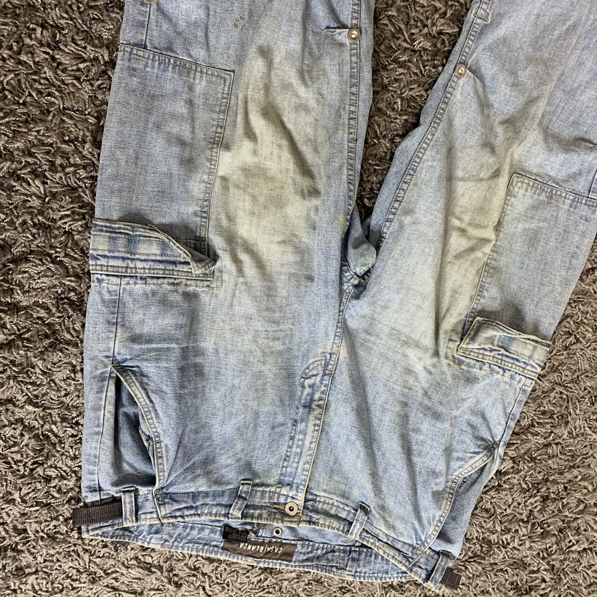 Casablanca Rare Y2K Japan CasaBlanca Real Denim Vintage StreetWear Rap Size US 38 / EU 54 - 3 Thumbnail