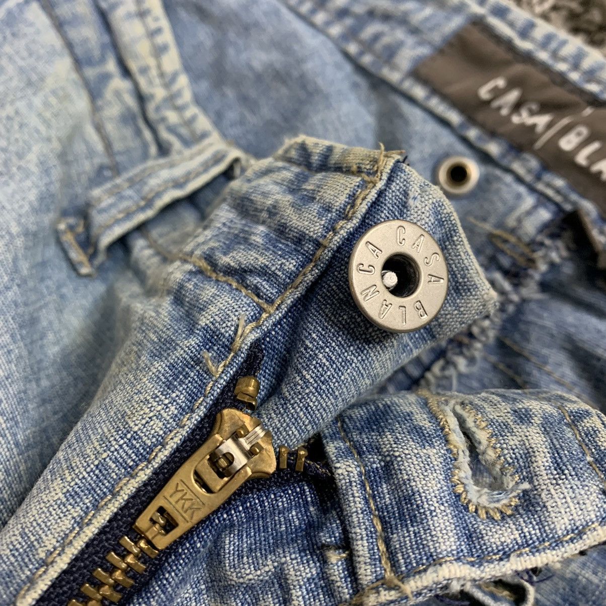 Casablanca Rare Y2K Japan CasaBlanca Real Denim Vintage StreetWear Rap Size US 38 / EU 54 - 5 Thumbnail