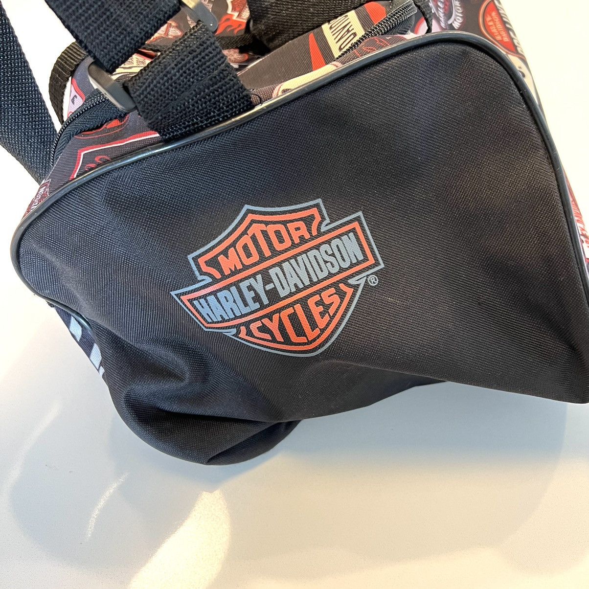 Harley Davidson Harley-Davidson Logo Pattern Lightweight Duffel Bag Size ONE SIZE - 2 Thumbnail