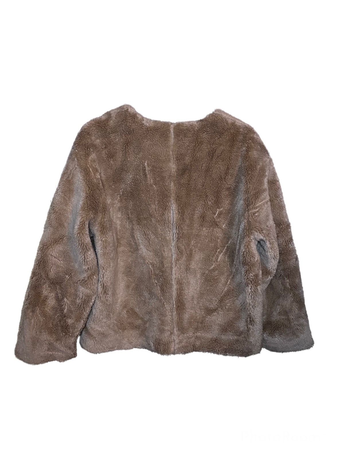 Japanese Brand Japanese Lowrys Farm Fuzzy Fur Button Up Cropped Cardigan Size L / US 10 / IT 46 - 4 Thumbnail