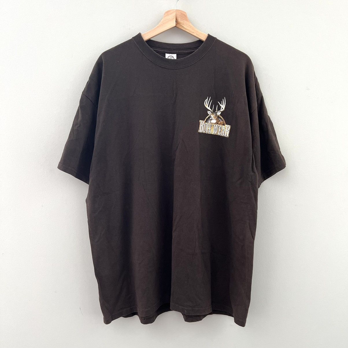 Vintage Buckwear “Shut Up and Hunt!” Deer Graphic Tee Size US XXL / EU 58 / 5 - 3 Thumbnail