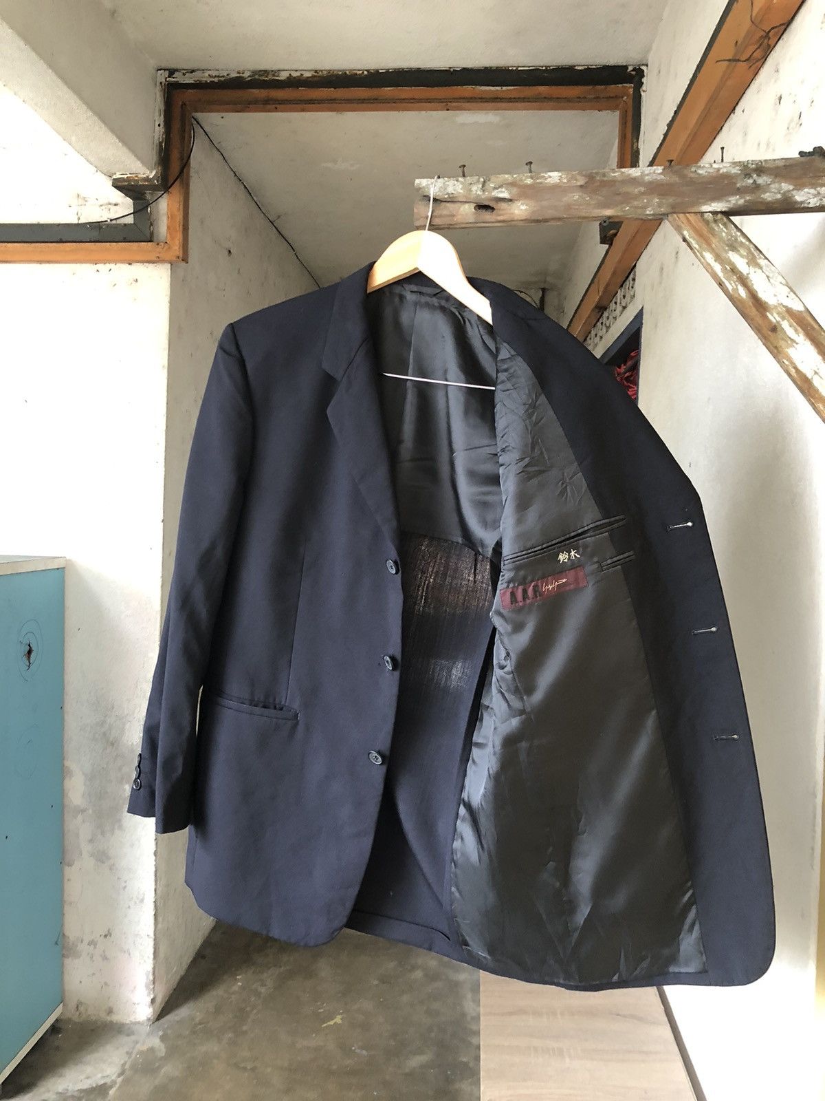 Yohji Yamamoto Vintage Yohji Yamamoto AAR Single Breasted Blazer Blue Size US L / EU 52-54 / 3 - 6 Thumbnail
