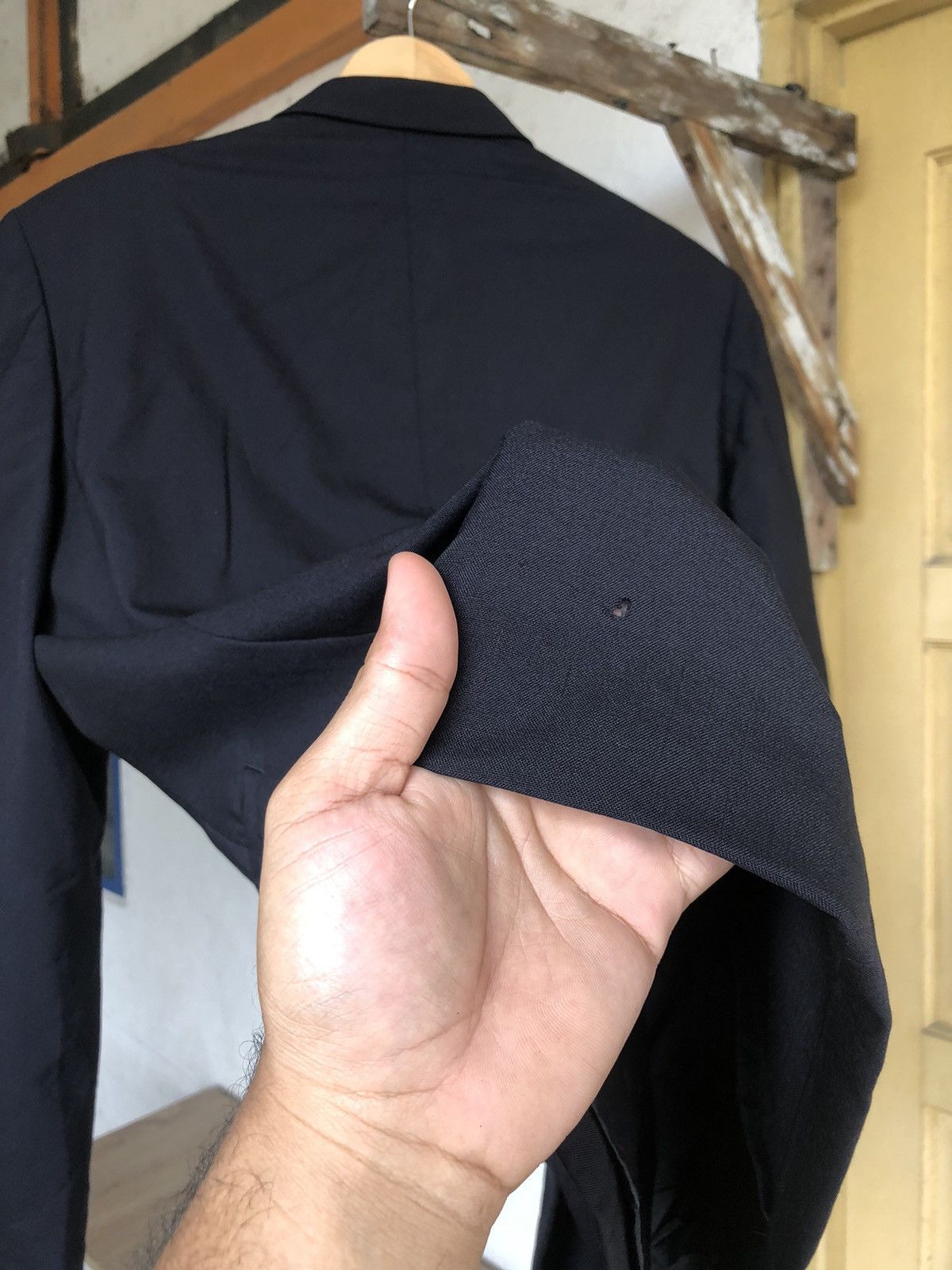Yohji Yamamoto Vintage Yohji Yamamoto AAR Single Breasted Blazer Blue Size US L / EU 52-54 / 3 - 13 Thumbnail