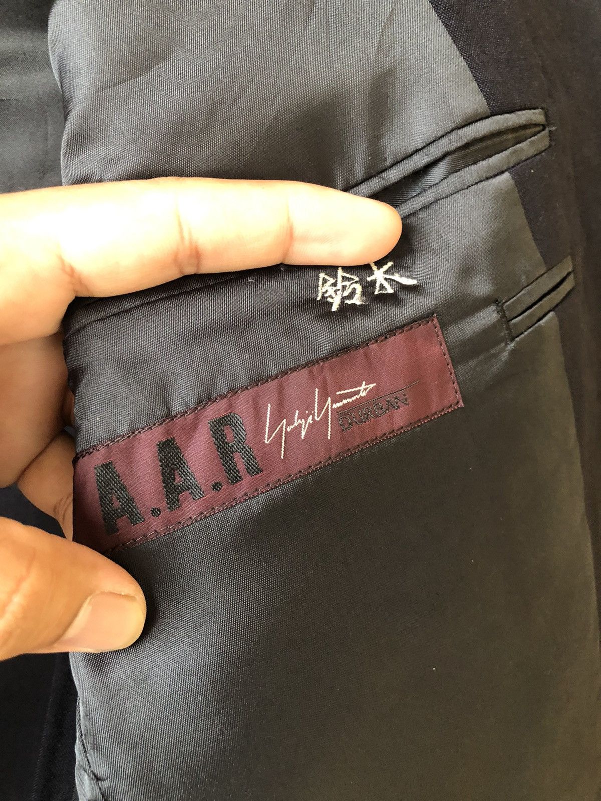 Yohji Yamamoto Vintage Yohji Yamamoto AAR Single Breasted Blazer Blue Size US L / EU 52-54 / 3 - 7 Thumbnail