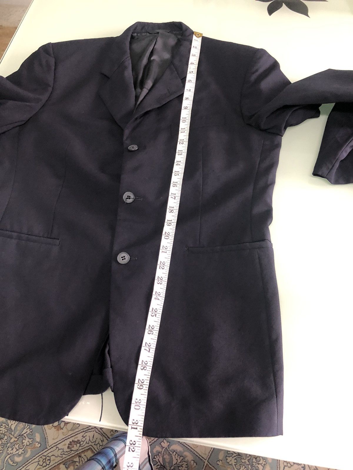 Yohji Yamamoto Vintage Yohji Yamamoto AAR Single Breasted Blazer Blue Size US L / EU 52-54 / 3 - 18 Thumbnail