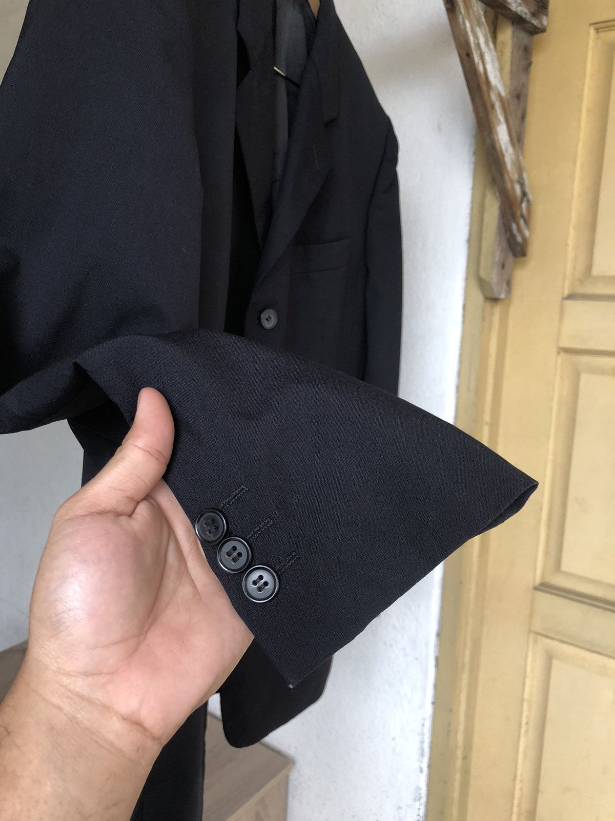 Yohji Yamamoto Vintage Yohji Yamamoto AAR Single Breasted Blazer Blue Size US L / EU 52-54 / 3 - 10 Thumbnail