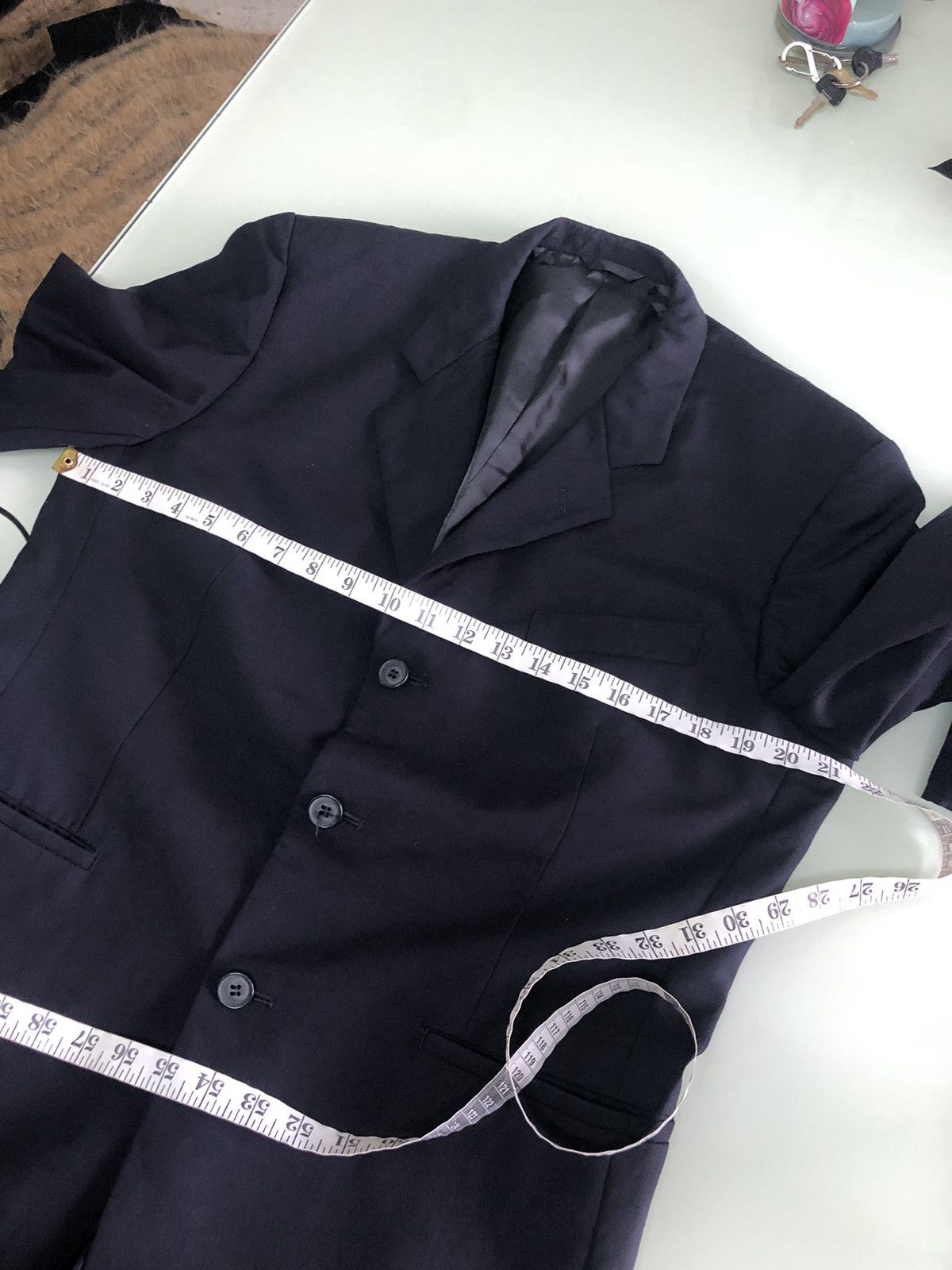 Yohji Yamamoto Vintage Yohji Yamamoto AAR Single Breasted Blazer Blue Size US L / EU 52-54 / 3 - 16 Thumbnail