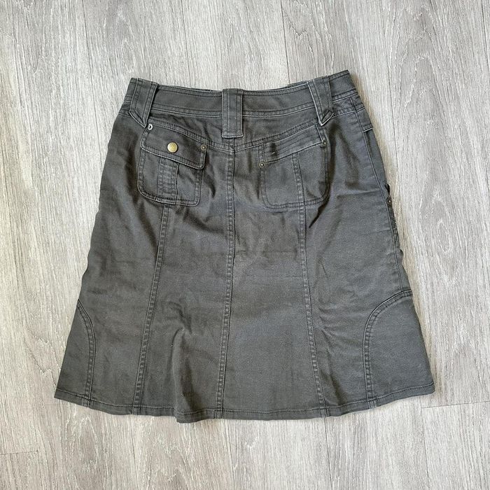 Marc Jacobs Black Grey Denim Skirt 