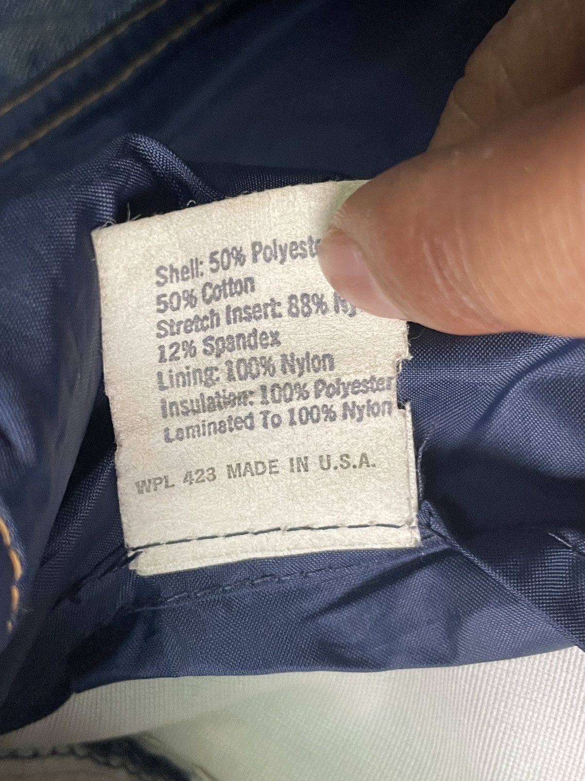 Levi's Vintage & Rare 70’s Levis Ski Orange Tag Overalls Size 31" - 13 Thumbnail